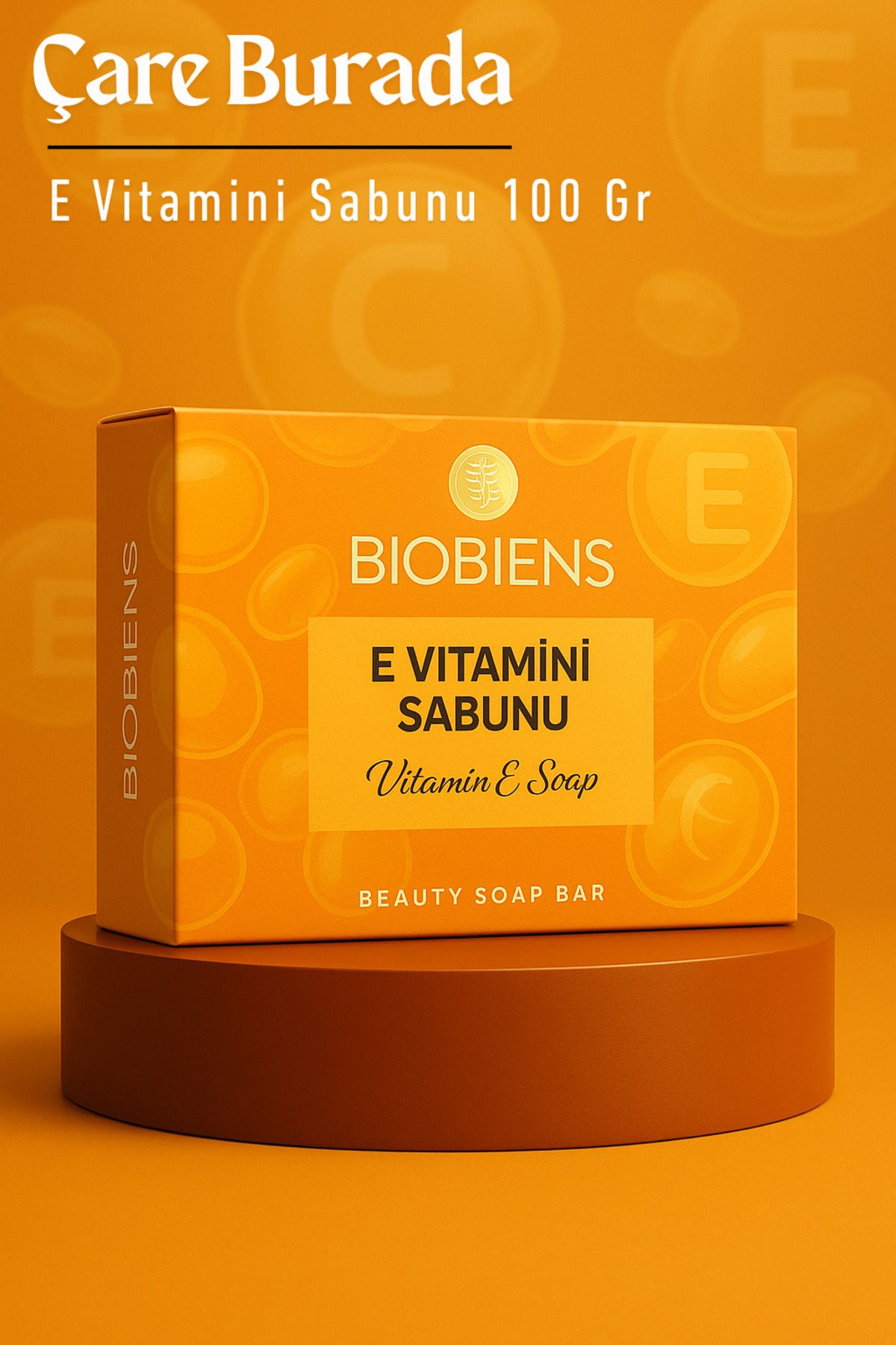 Çare Burada Biobiens - E Vitamini Sabun 100 Gr