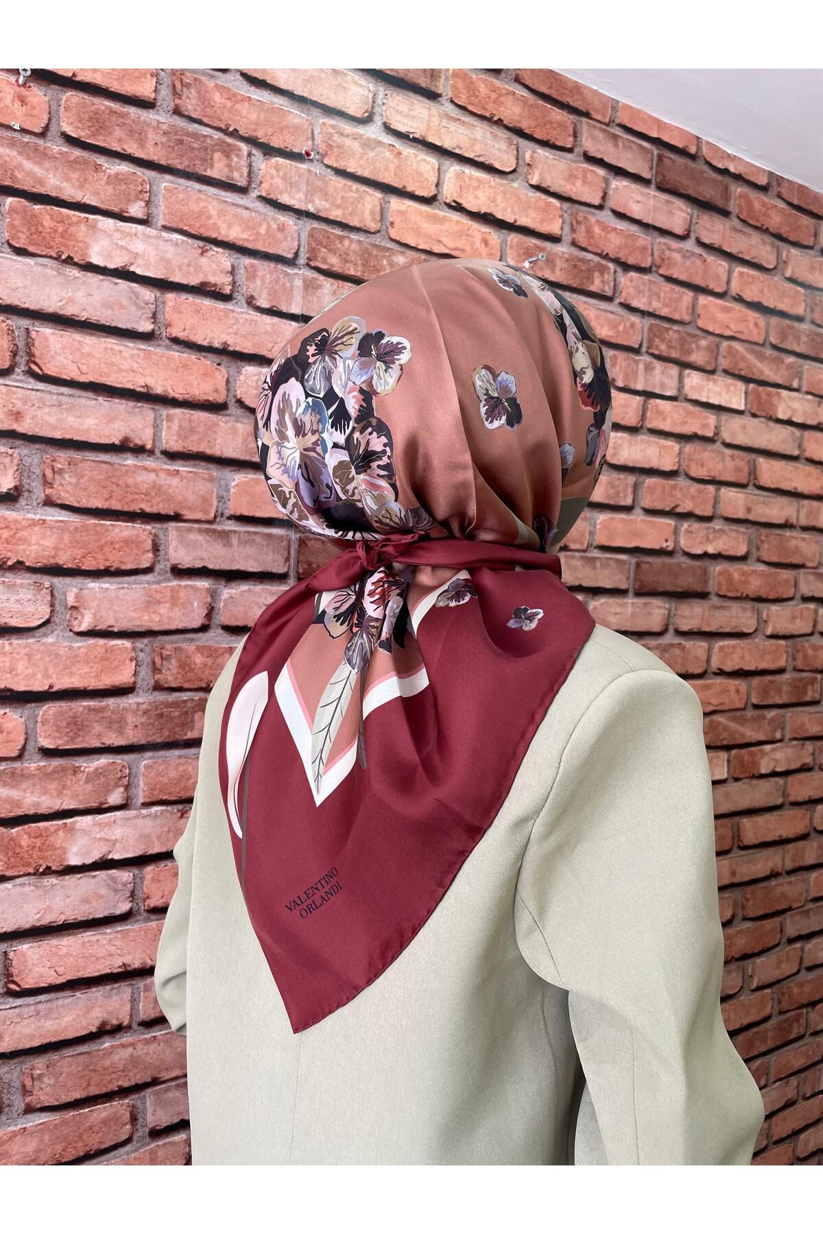 Valentino Orlandi twill ipek eşarp