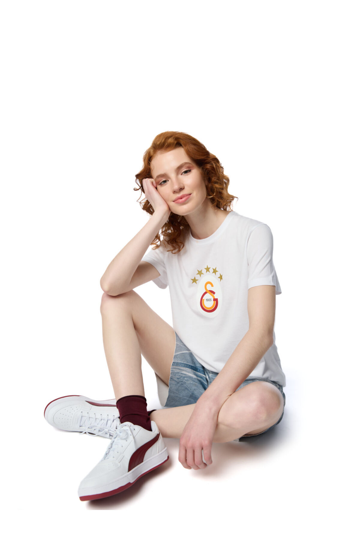 GSStore Galatasaray 5 Yıldız Kadın T-shirt K251402 görsel 8