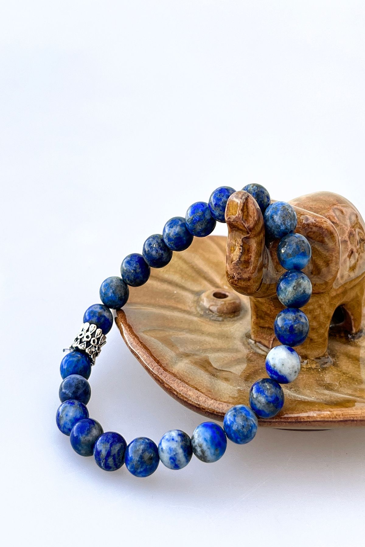 Hepsi Pozitif Lapis Lazuli Doğal Taş Bileklik – 8 mm