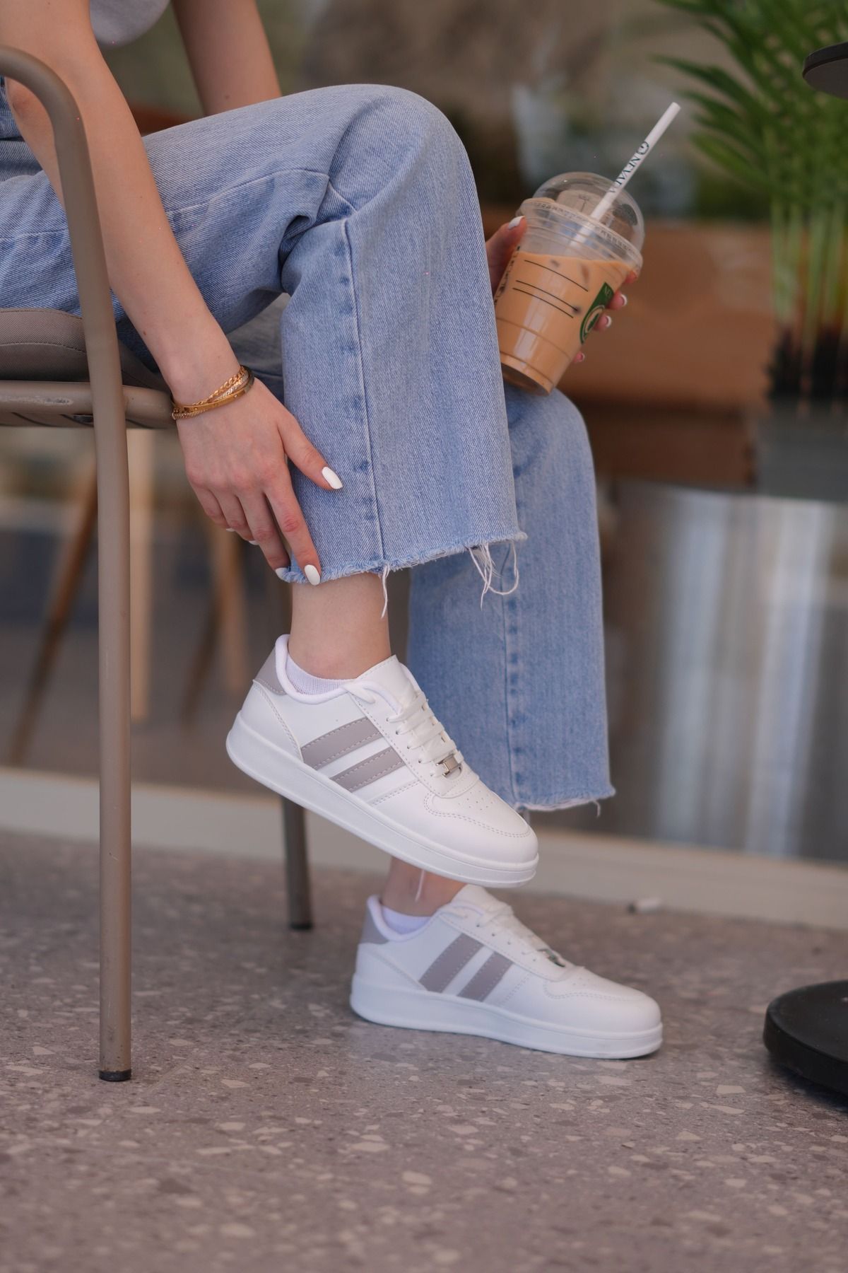 SOLAZER KADIN BEYAZ GÜNLÜK SNEAKER