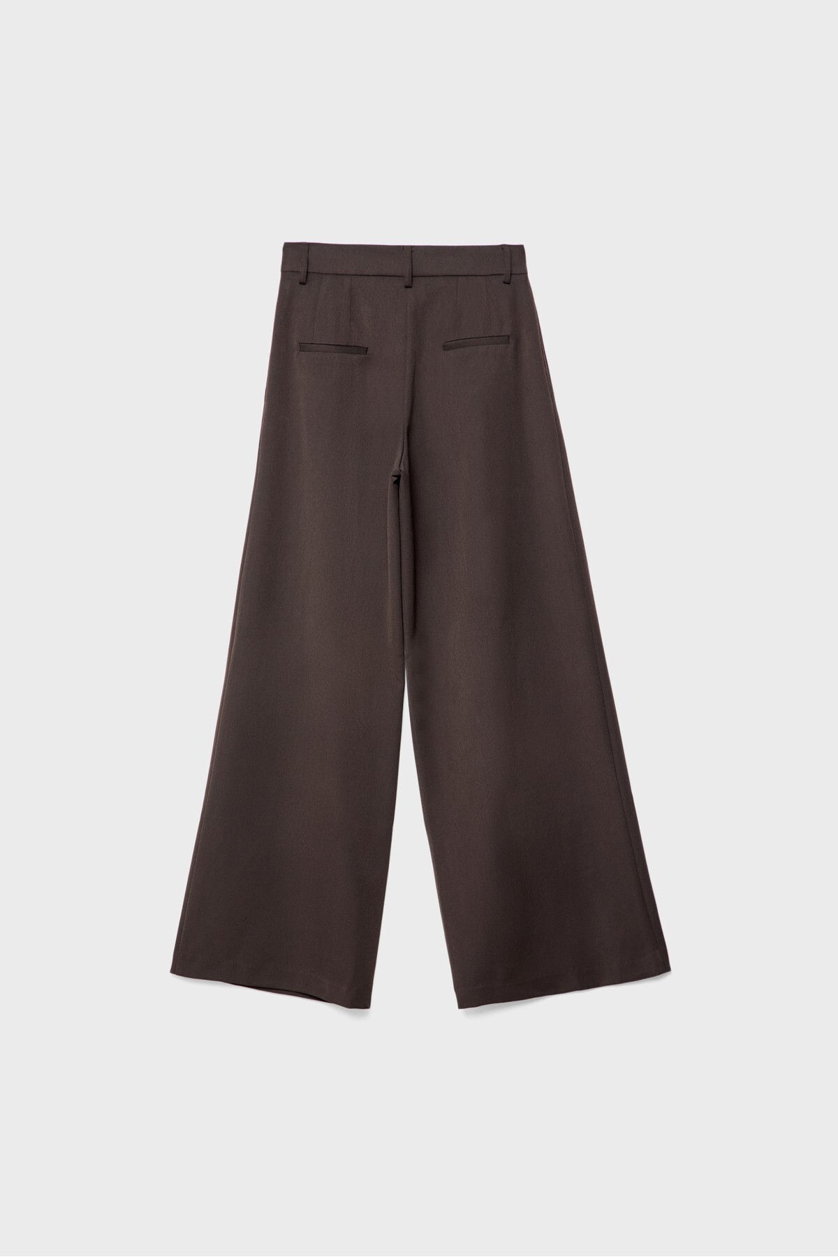 Stradivarius  Geniş paça pensli klasik pantolon - Görsel 7