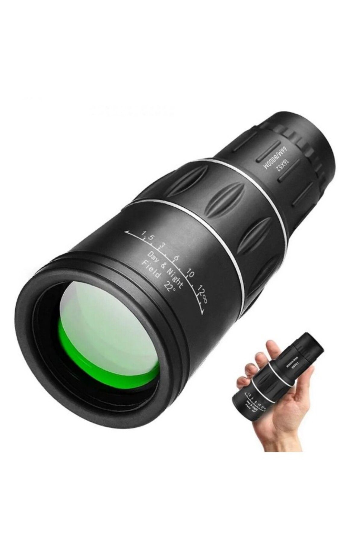 Manessa Optik Lens Monoküler Teleskop Dürbün, Gece Görüşlü Avcılık Ve Kamp Dürbünü + Saklama Kılıfı