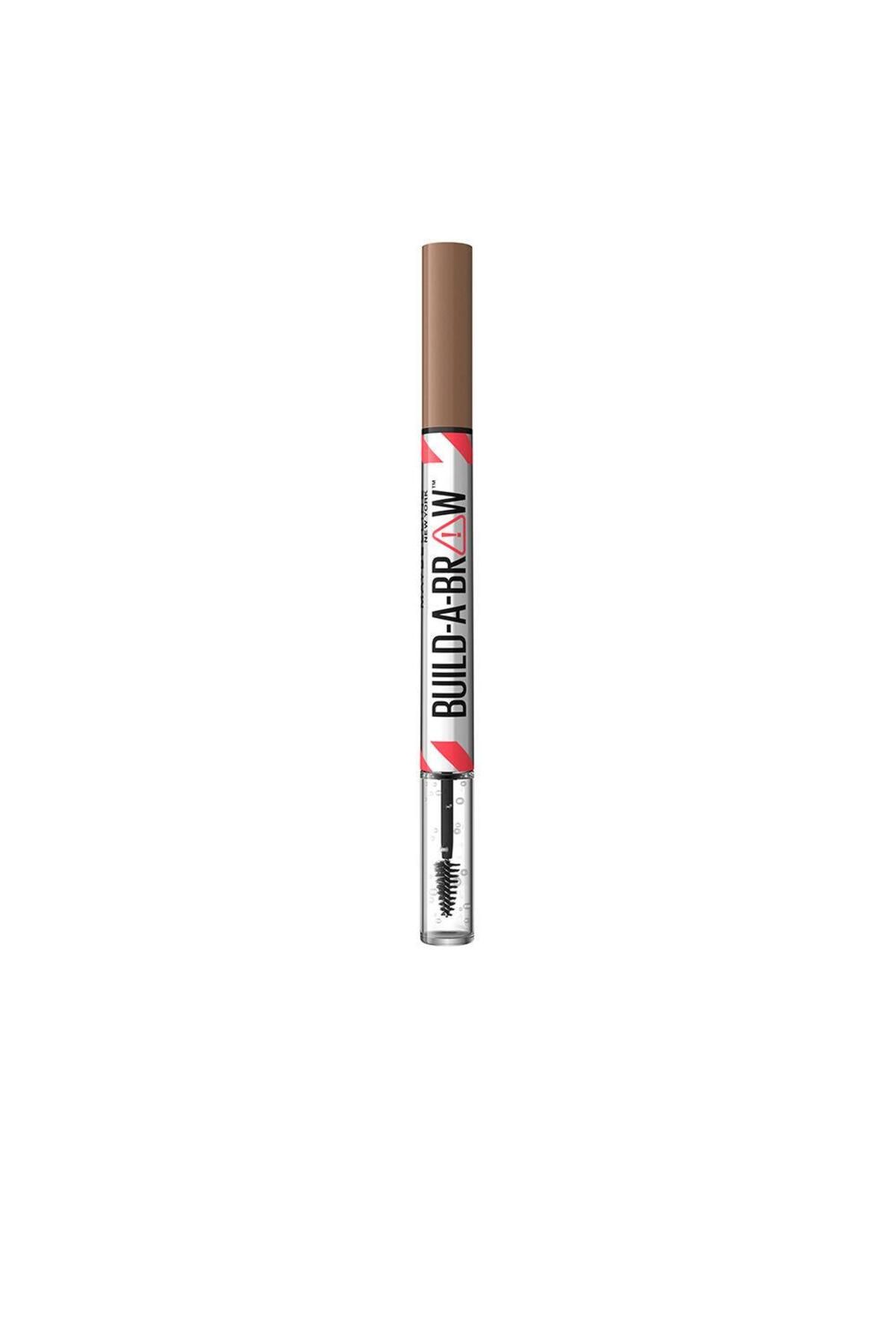 Maybelline New York-Creion de sprancene 2 in 1 pentru definire si fixare, Build A Brow, 255 soft brown, 15.3 ml 1