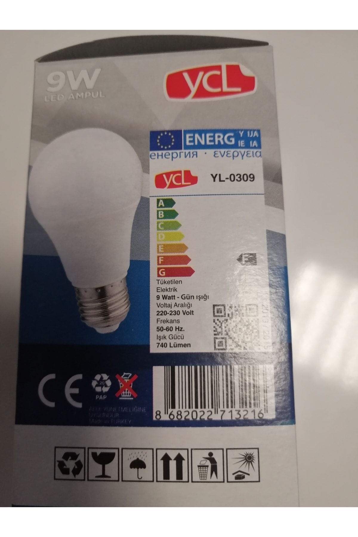 YLÇ YCL 9w Led Ampul Beyaz