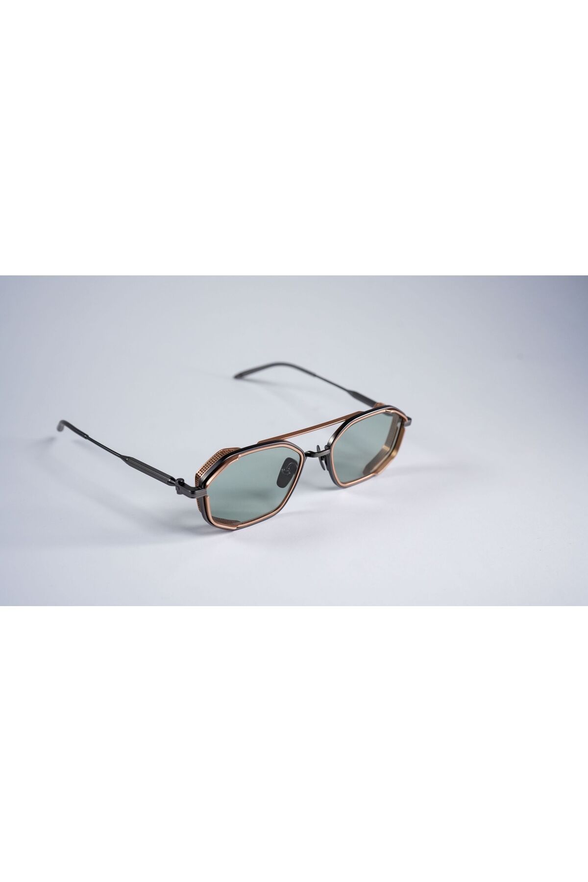 PRESİDORYA Presidorya PD7029SRGLD/MGRN Unisex Güneş Gözlüğü Rose & Yeşil Çerçeve Yeşil Lens UV400