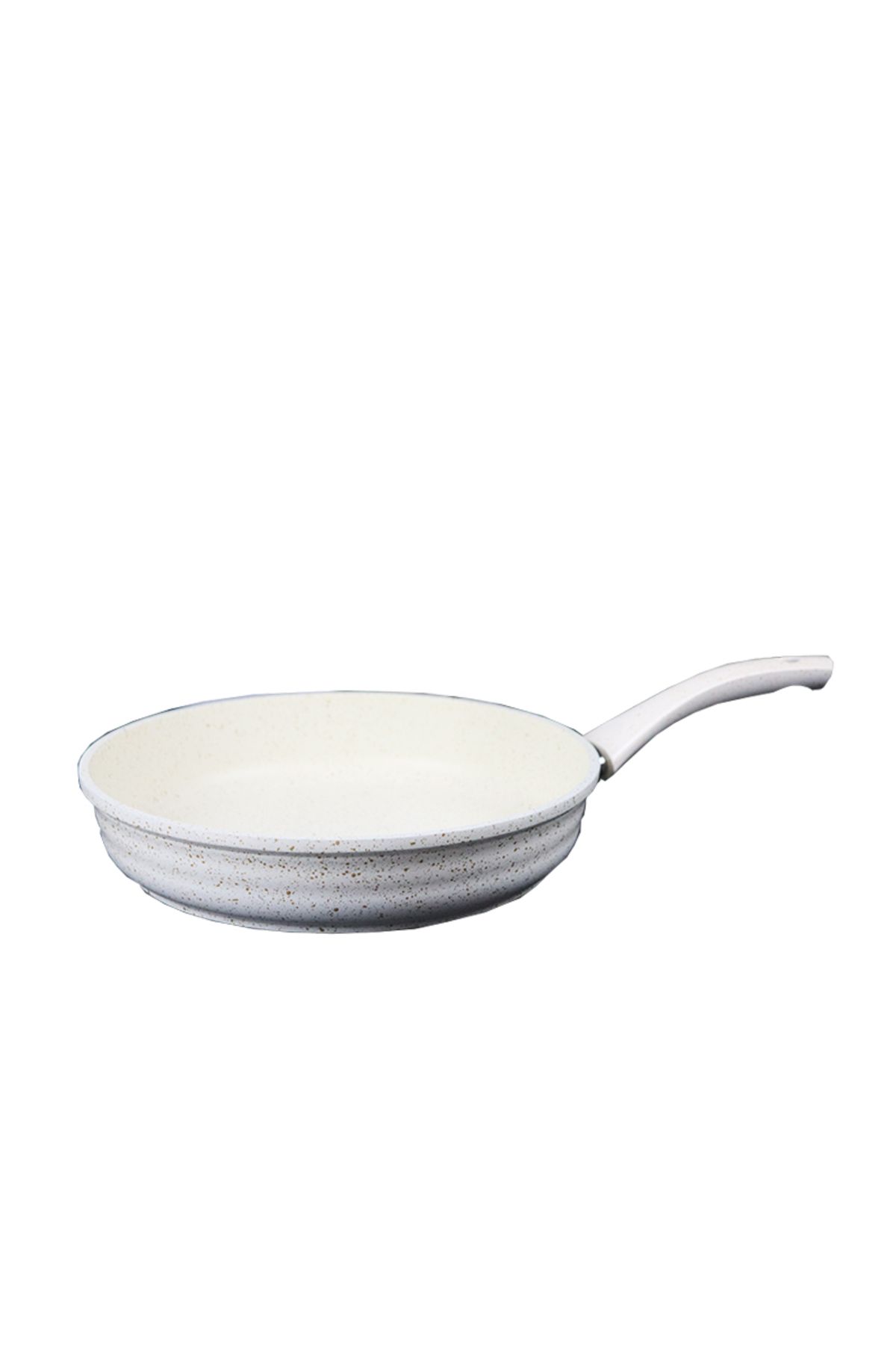 Evren 28 Cm Krem Dalgalı Döküm Tava