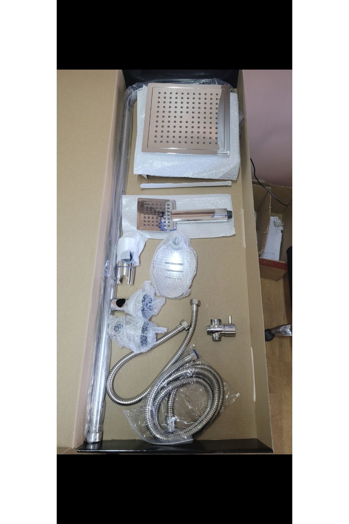 Muhtelif Hırdavat DML Full Krom Robot Duş Seti