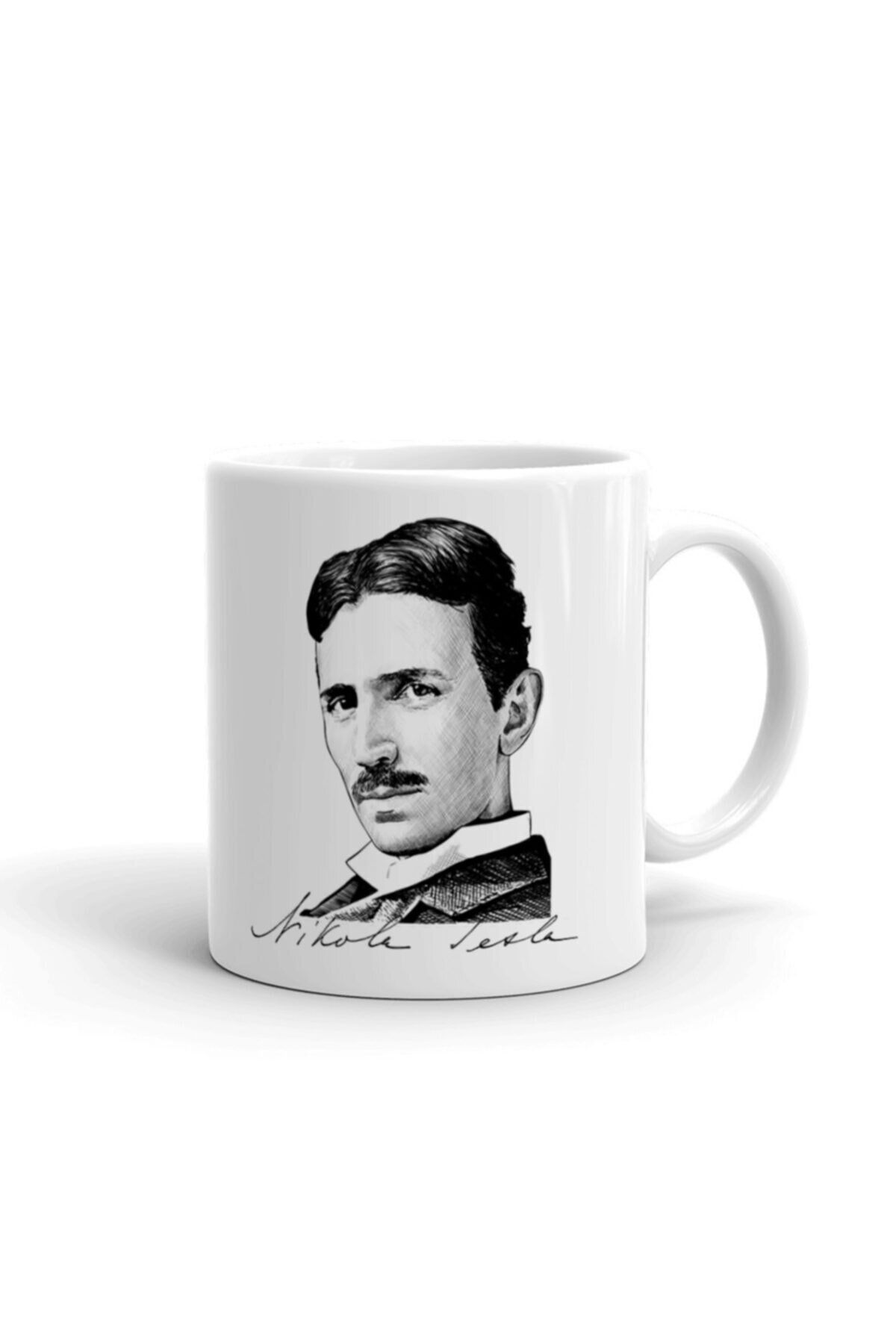 Hamiki Nikola Tesla ithal Porselen Seramik Kupa Bardak