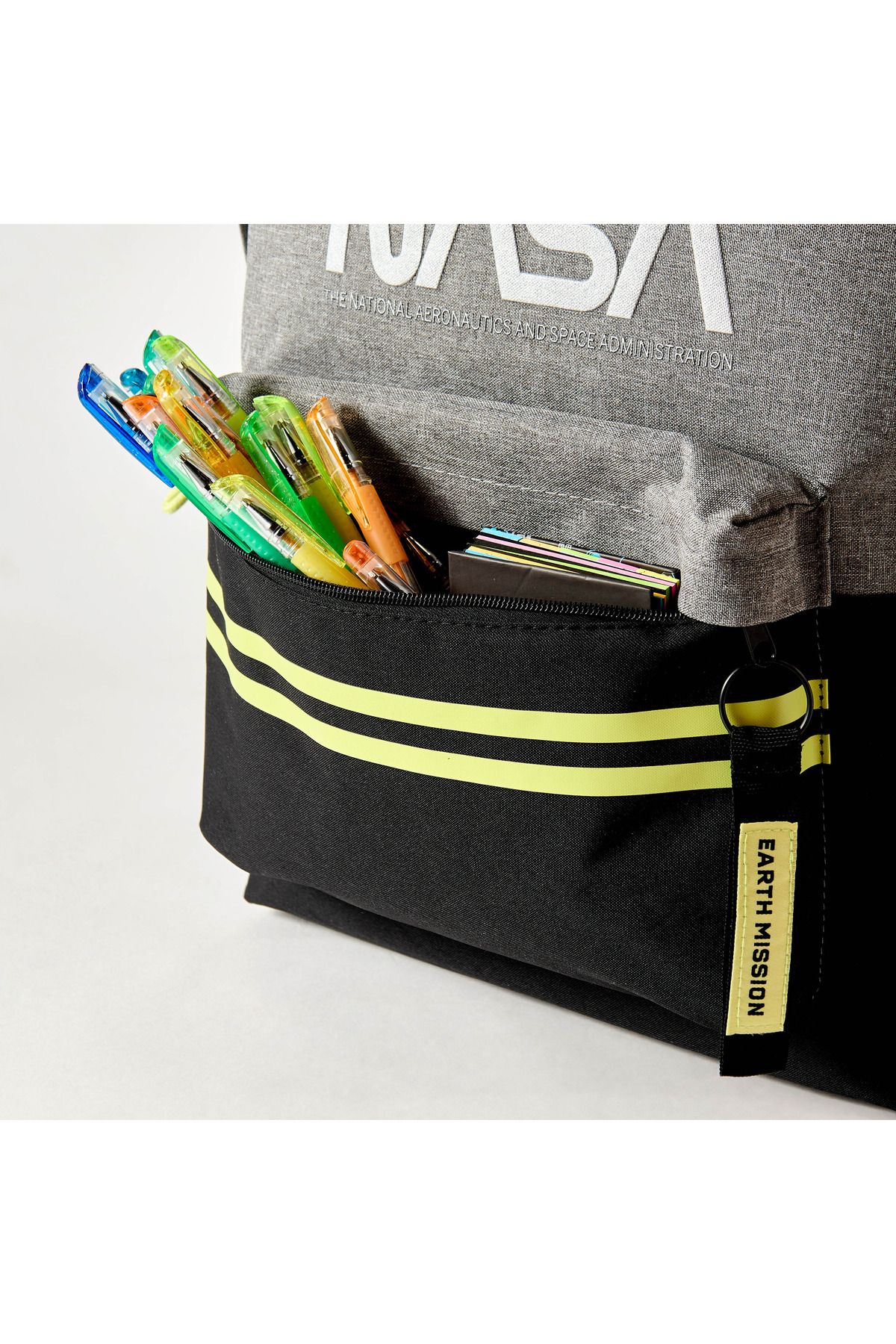 Nasa-Nasa Textured 17-inch Backpack with Adjustable Shoulder Straps - 43x32x14 cms 4