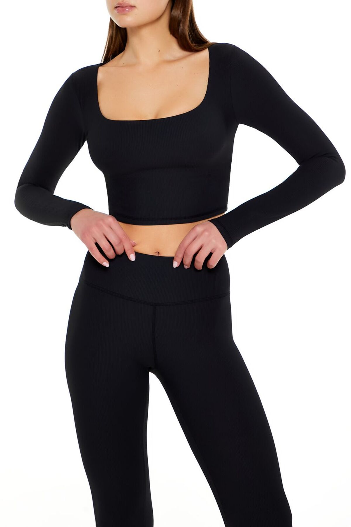 Forever 21 Active Kare Yaka Tişört