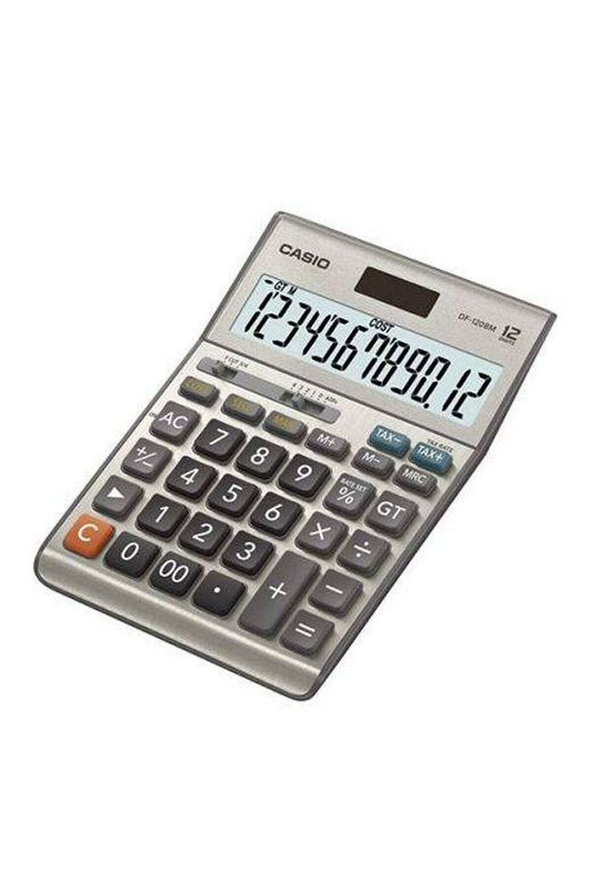 Casio-Calculator, Casio DF-120BM, Black/Grey 1