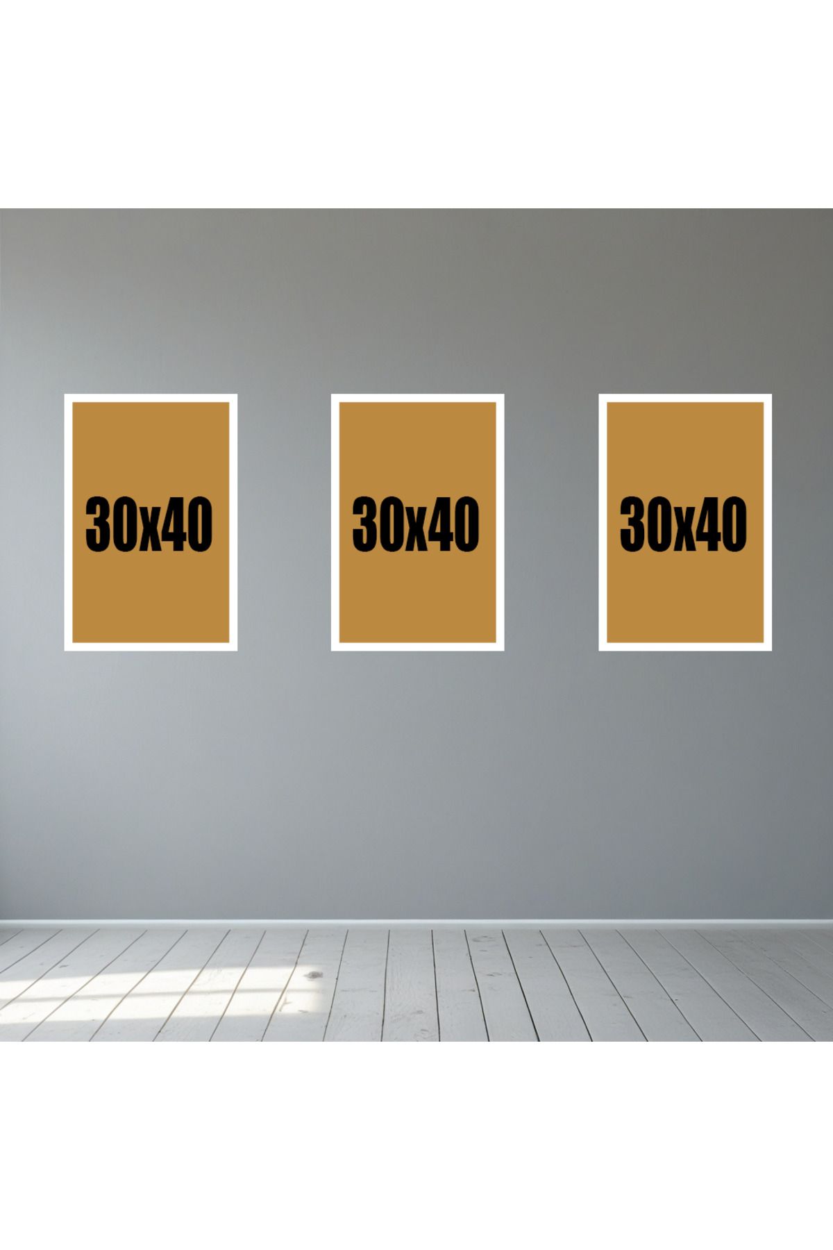 Tooall 30x40 Beyaz Boş Fotoğraf Çerçevesi Seti – 1’li, 2’li, 3’lü Duvar Dekor Çerçevesi