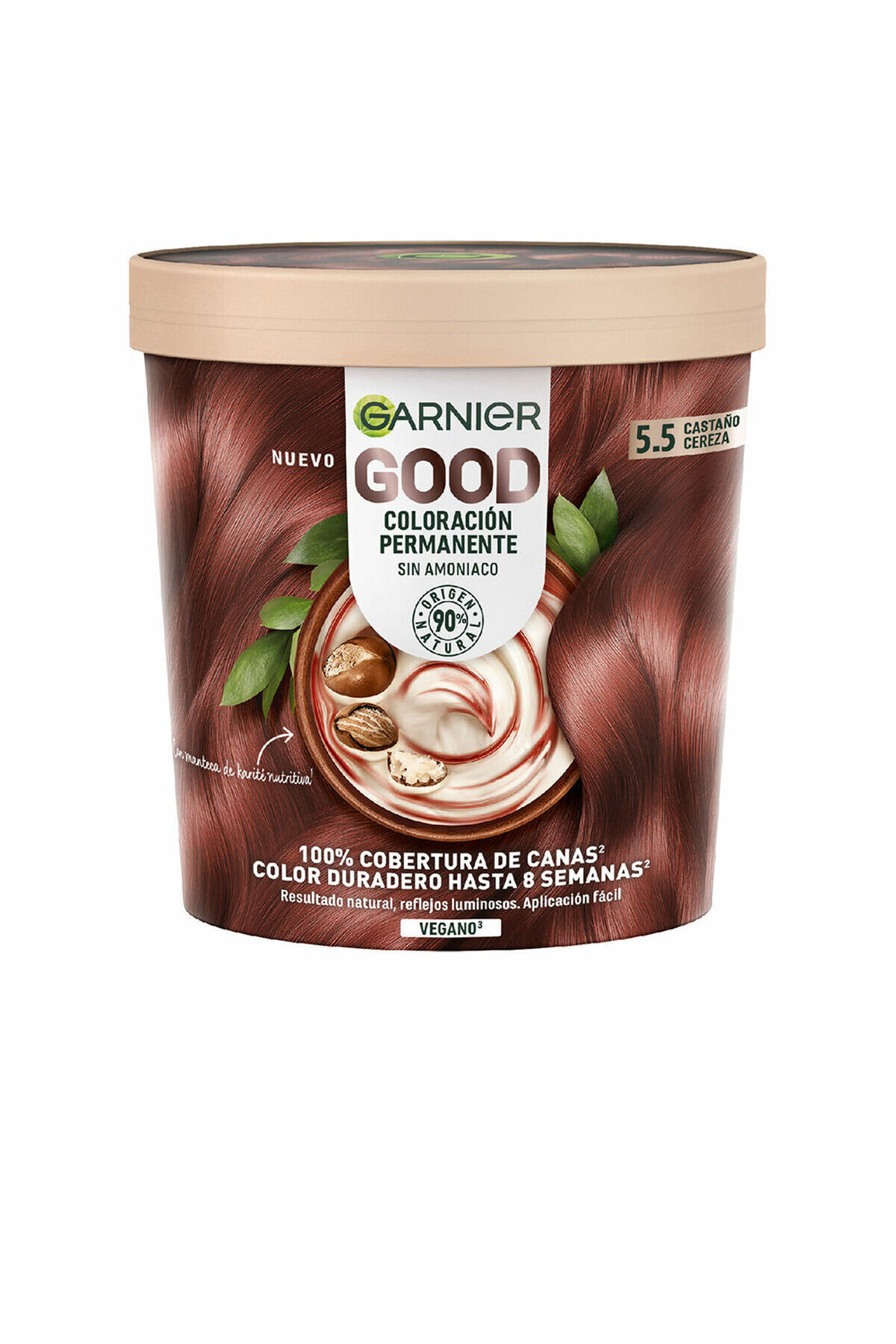 Garnier-Hair dye, Garnier, Auburn Hibiscus Brown 5.5 1