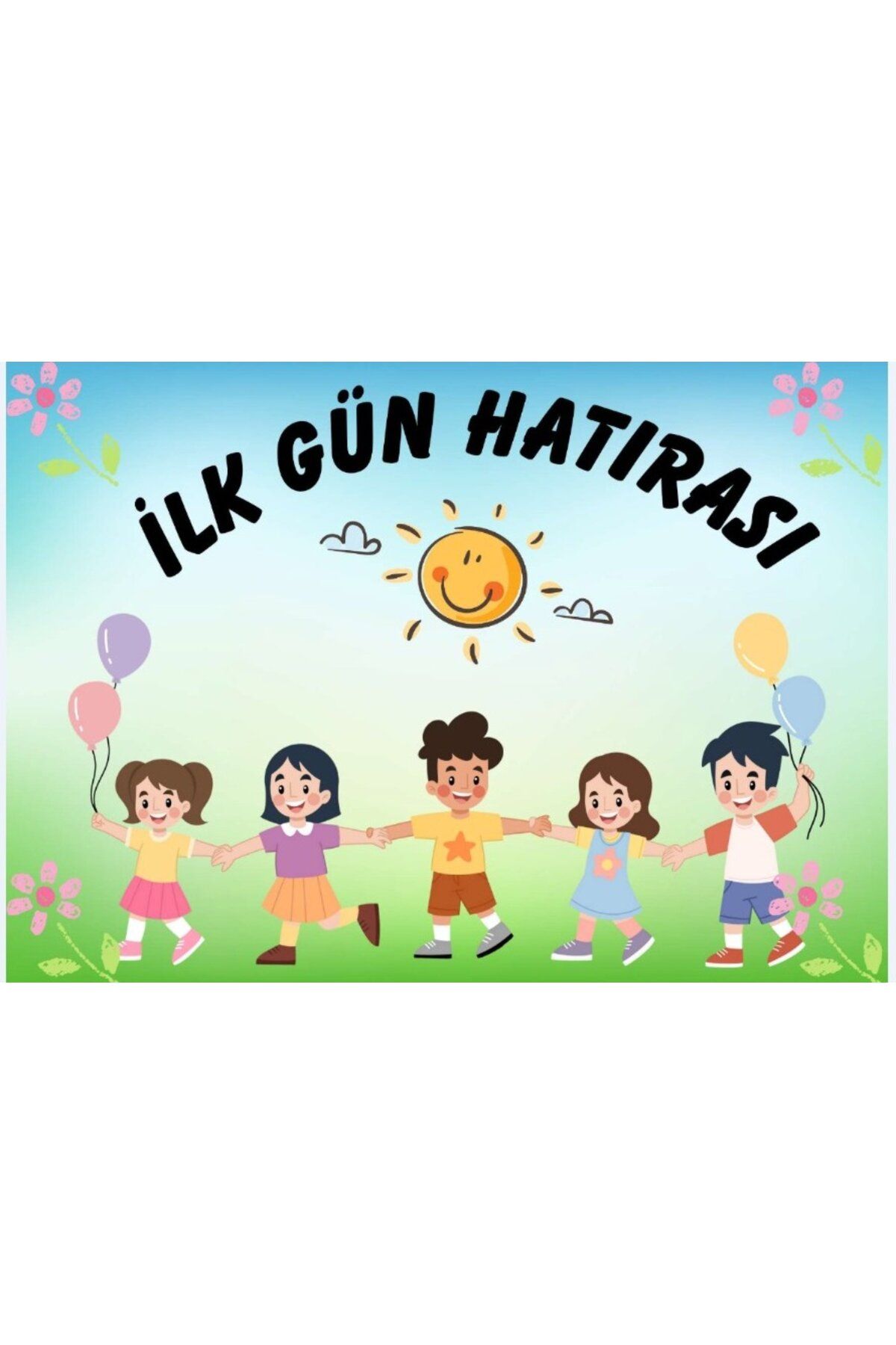PROMISEBACKDROP2 İLK GÜN HATIRASI 150x200 KUMAŞ PANO OKUL ETKİNLİK