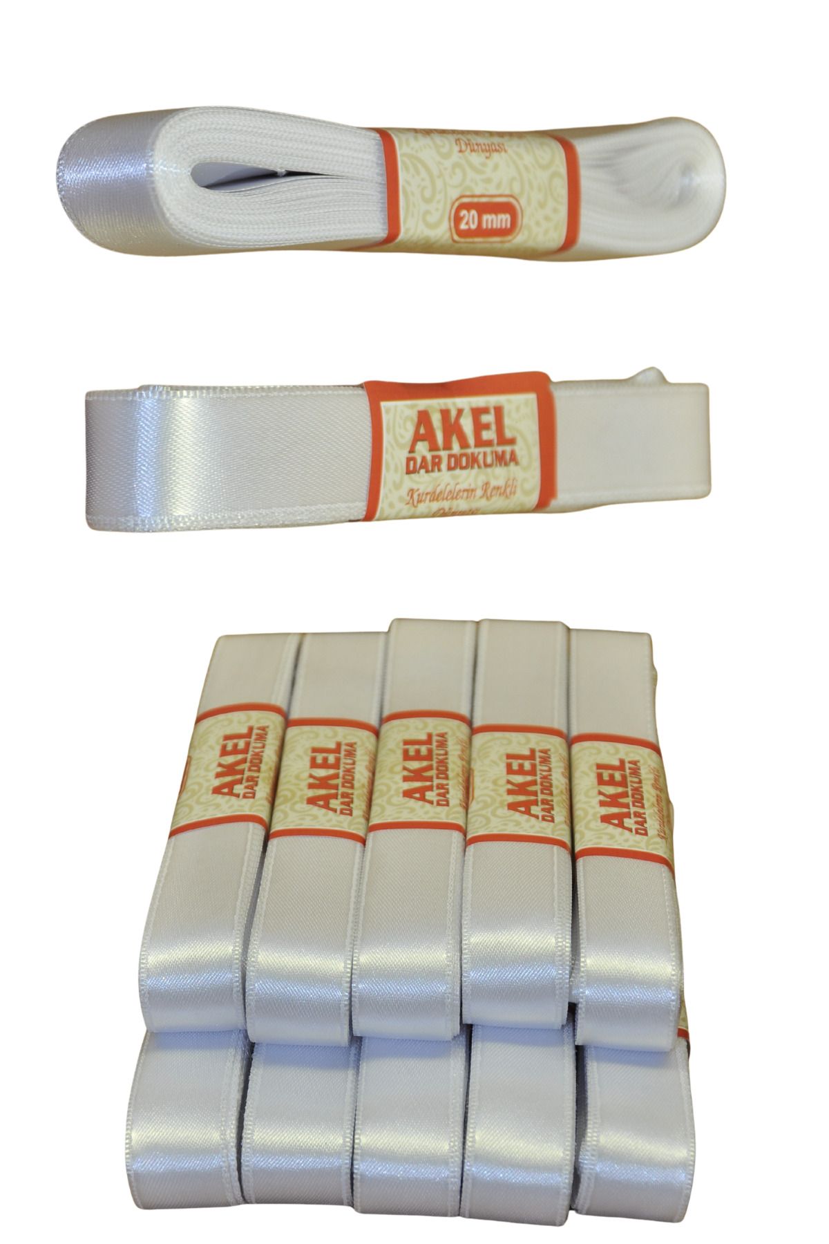 Larenya Kurdele 2 cm Genişliğinde 10 Metre | Süsleme, El İşi ve Paketleme İçin Uygun