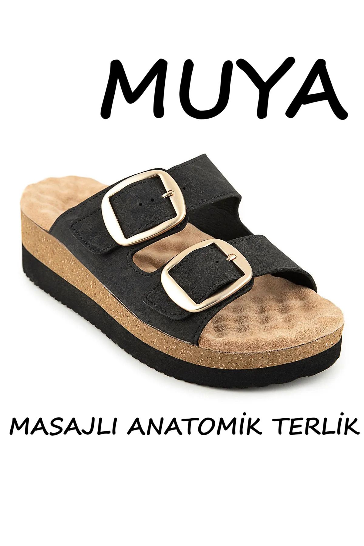 Neco MUYA EXTRA COMFORT, ANATOMİK MASAJLI YÜKSEK TABAN KADIN TERLİK