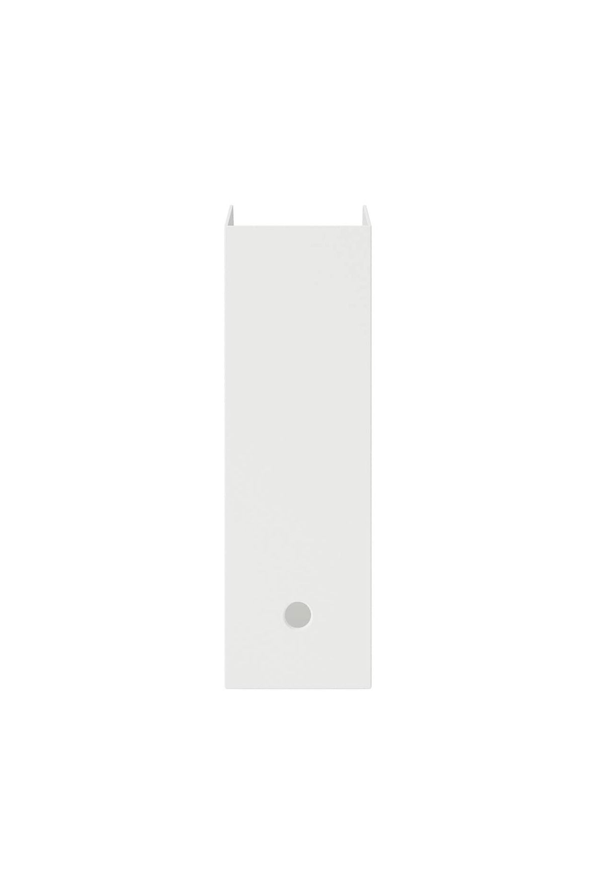 Muji-Polypropylene Stand File Box A4, W10 x D27.6 x H31.8cm, White 3