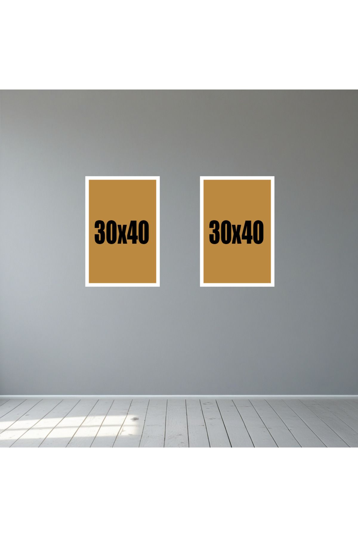 Tooall 30x40 Beyaz Boş Fotoğraf Çerçevesi Seti – 1’li, 2’li, 3’lü Duvar Dekor Çerçevesi