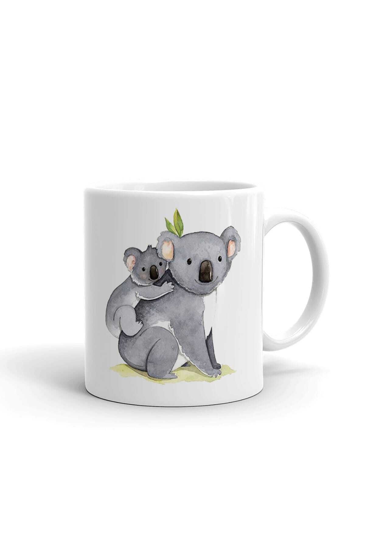 Hamiki Sevimli Koala Seramik ithal Porselen Seramik Kupa Bardak