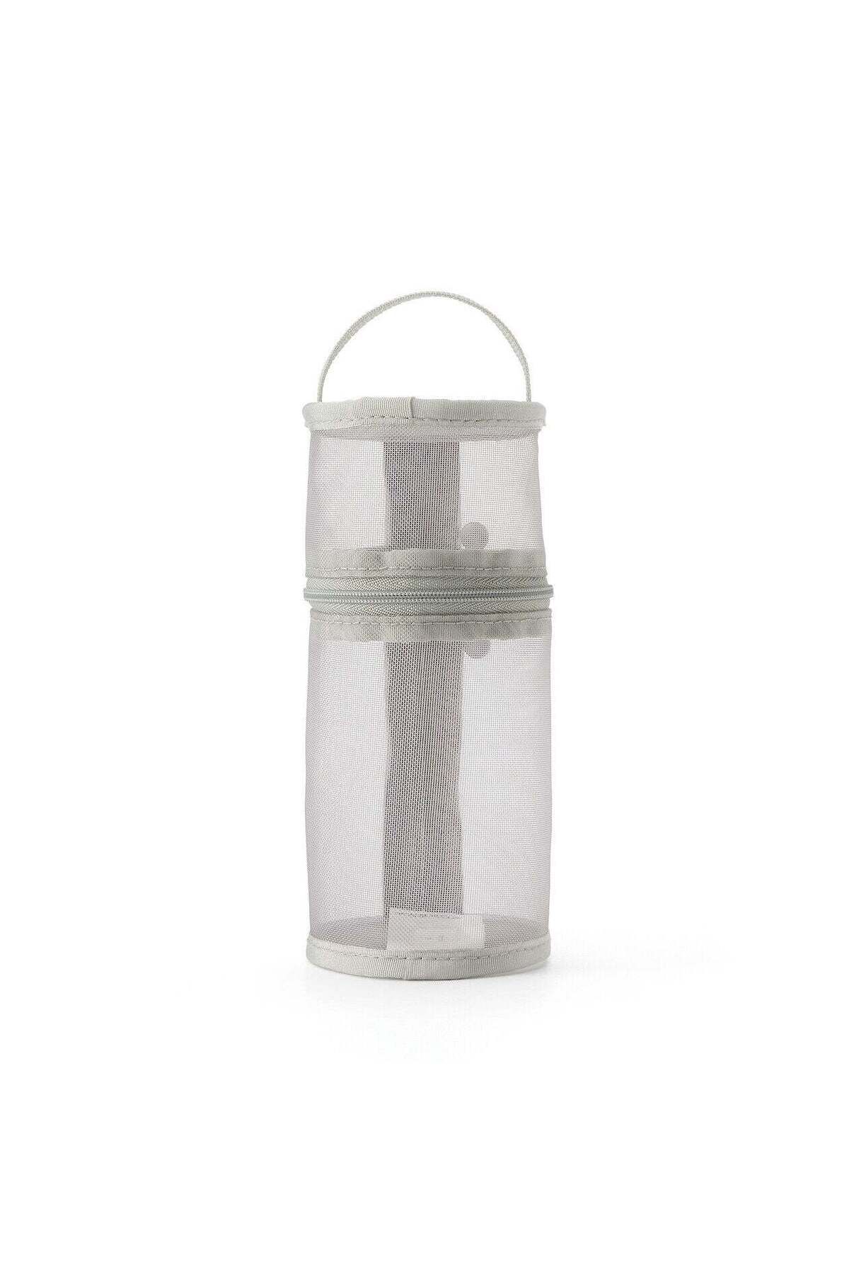 Muji-Nylon Mesh Vertical/Horizontal Pen Case, W7.5 x H17.7 cm 1