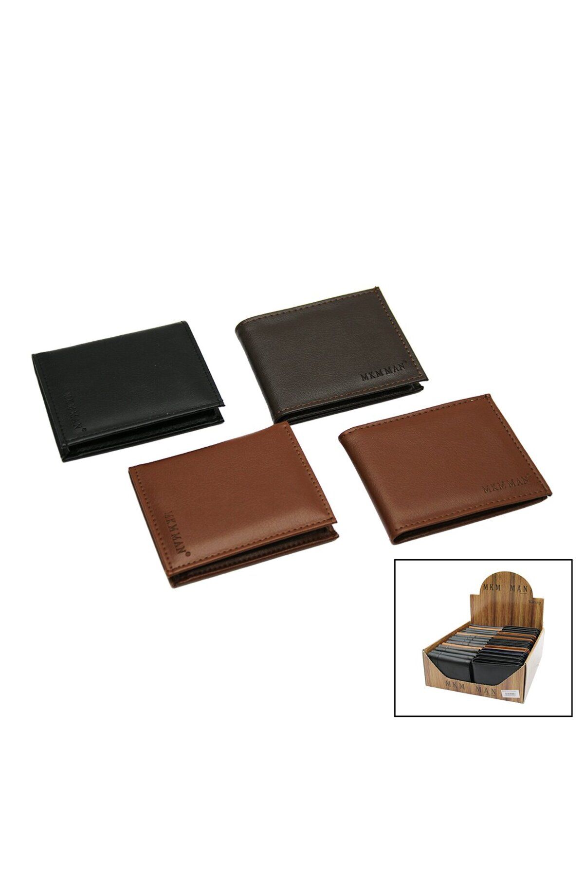 Mena Rise BlackShop MAN SADE SUNİ DERİ HESAPLI ERKEK CÜZDAN 1064272