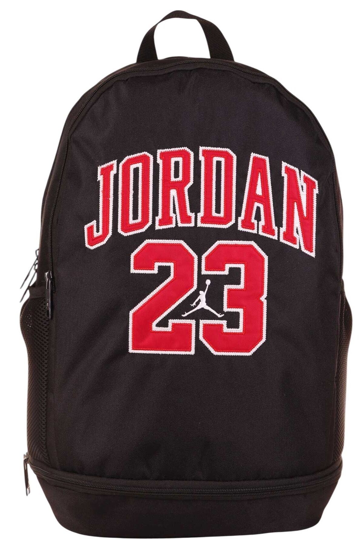 jordanair Jordan Air Chicago Siyah Üç Gözlü Jordan 23 Yazılı Okul ve Günlük Sırt Çantası - Erkek - Q3132