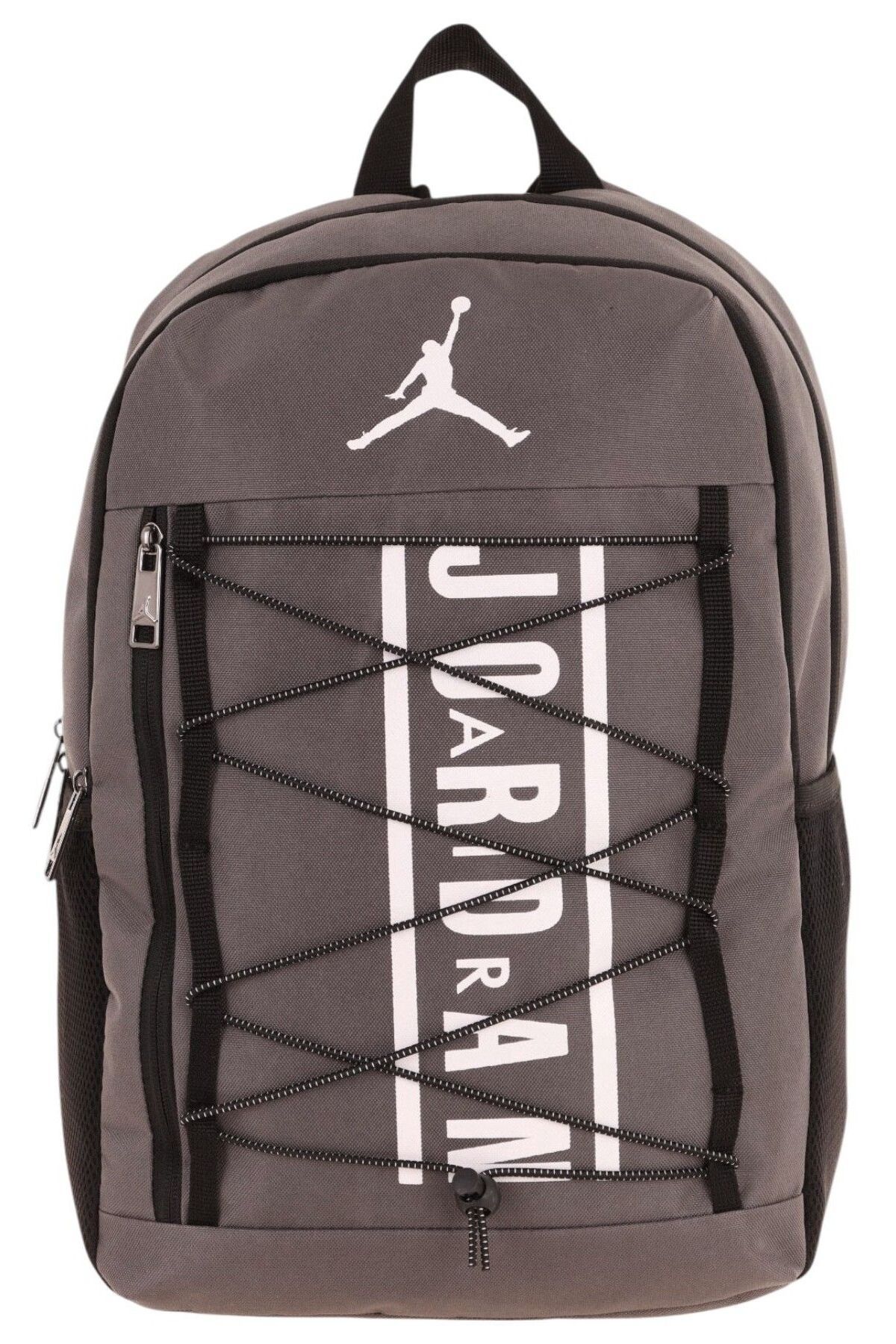 jordanair Jordan Air New Orlieans Gri Üç Bölmeli Okul, Günlük, Seyahat Sırt Çantası - Erkek - Q3157
