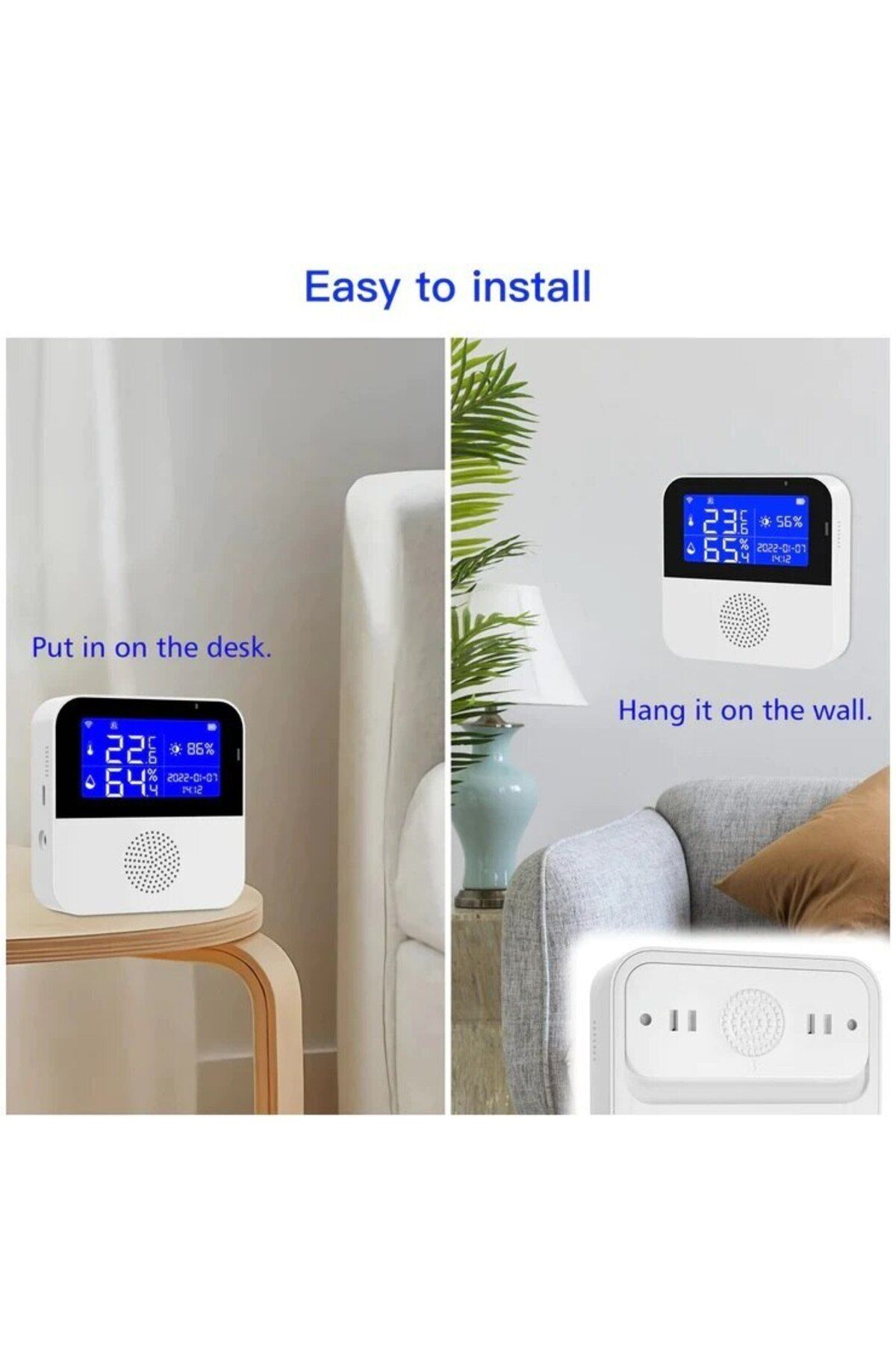 divendi-ro-Smart Thermostat WiFi, Temperature and Humidity, LCD Display, Tuya Smart/Smart Life App - White 8