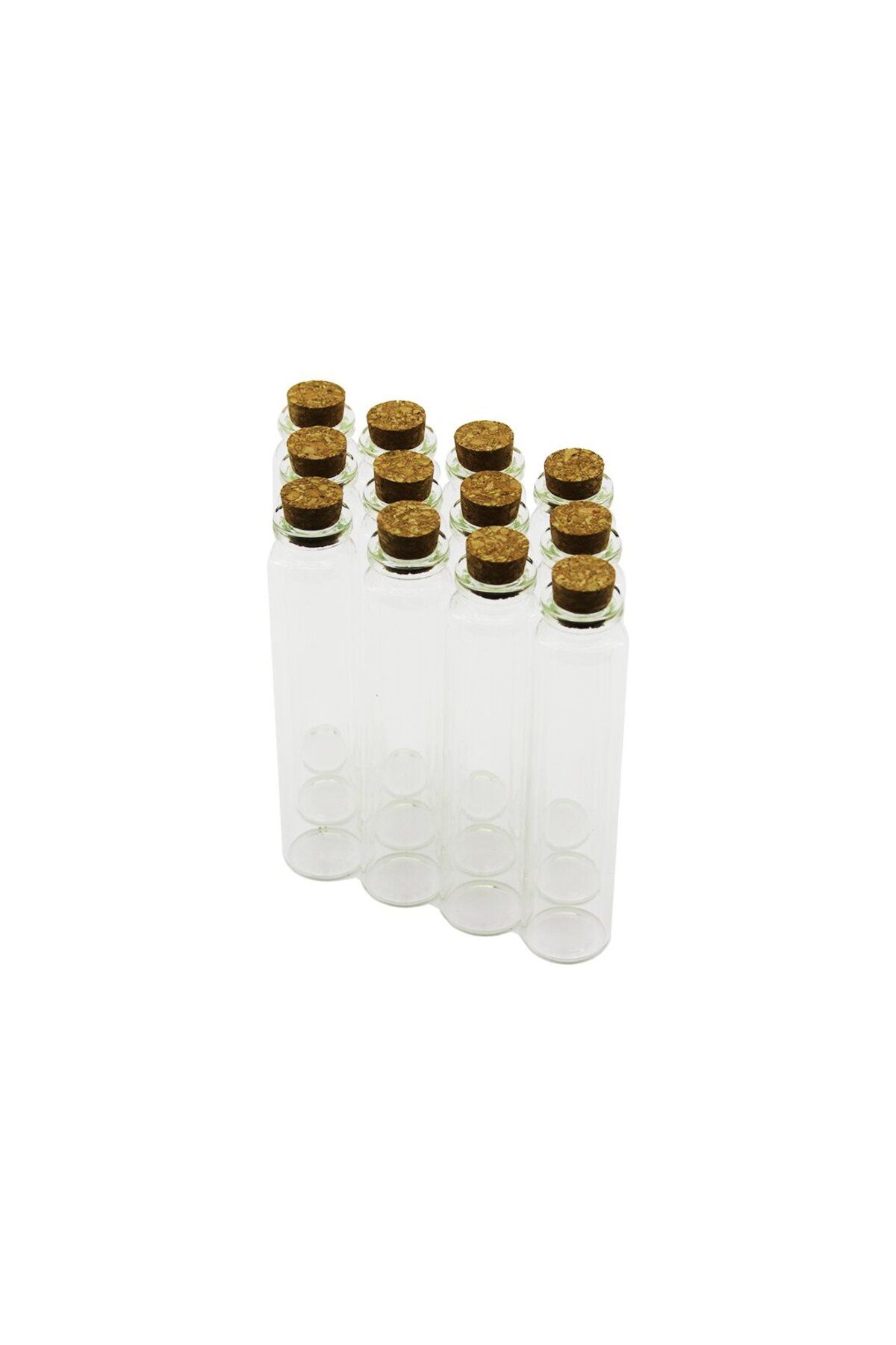 Mena Rise BlackShop 25ML ÇOK AMAÇLI - DEKORATİF BOŞ CAM ŞİŞE MANTAR KAPAKLI 1064272