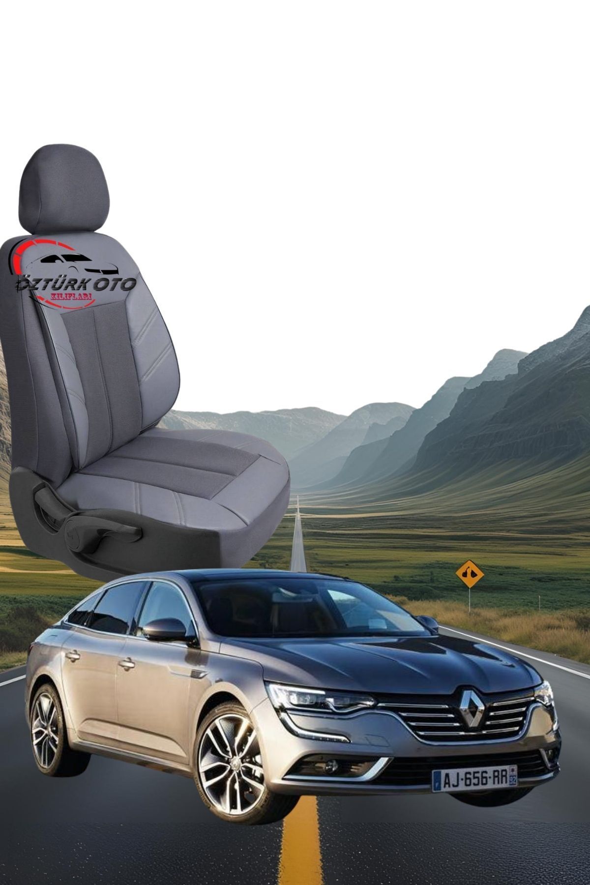 MEVLÜT ÖZTÜRK OTO KILIFLARI Akik Serisi Renault Talisman Tam Set Oto Koltuk Kılıfı