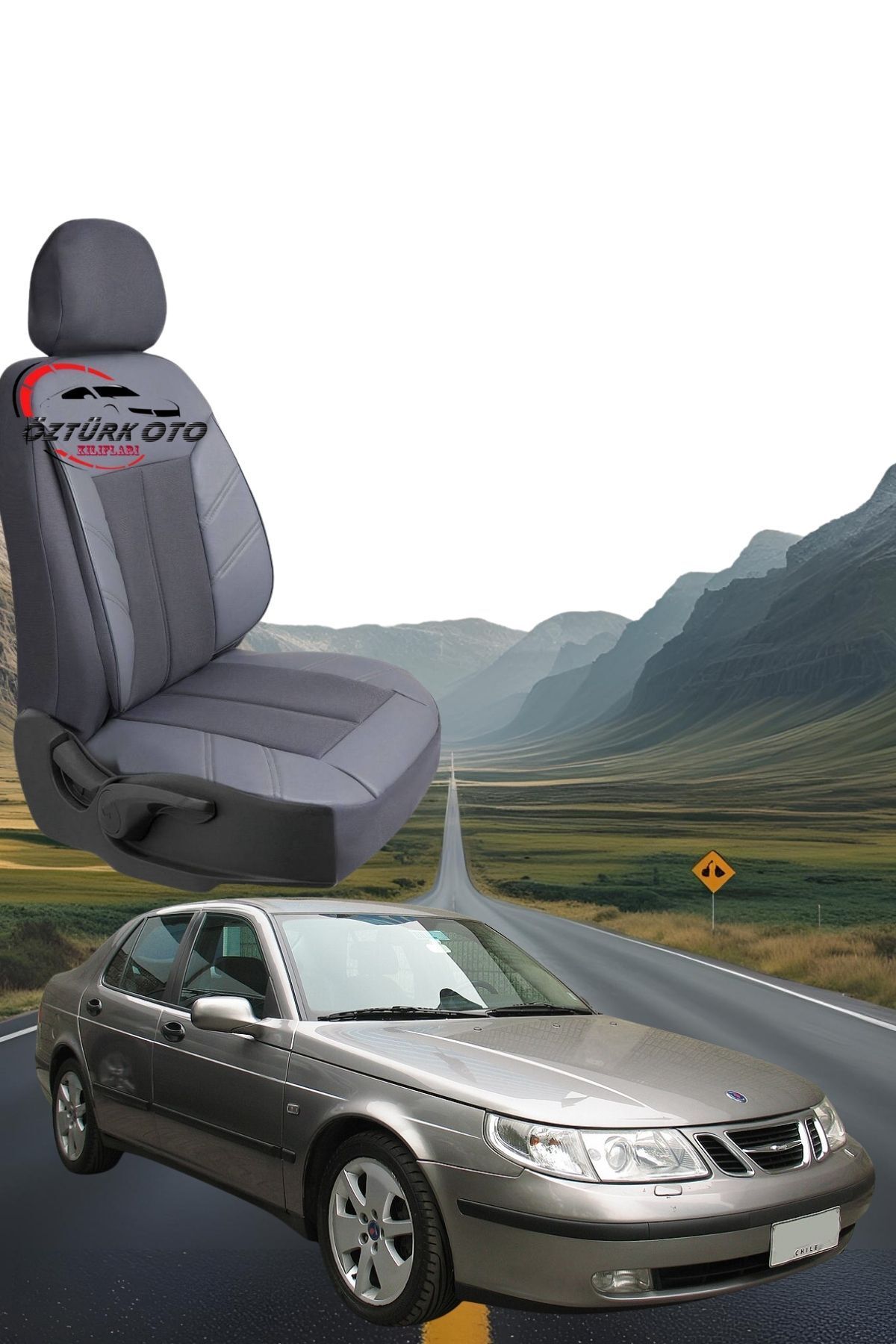 MEVLÜT ÖZTÜRK OTO KILIFLARI Akik Serisi Rover Saab 9-5 Tam Set Oto Koltuk Kılıfı