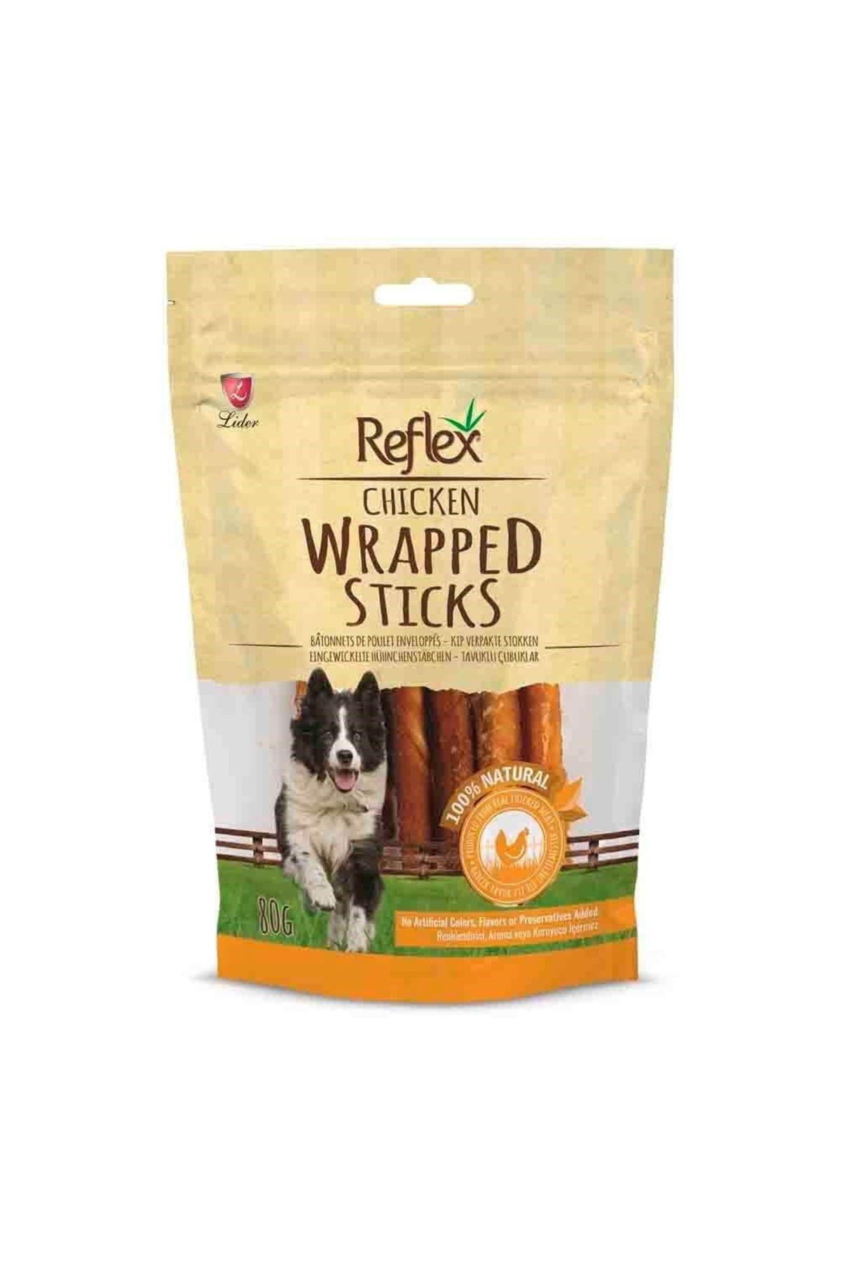 Reflex Tavuk Sargılı Köpek Ödül Çubuğu 80gr