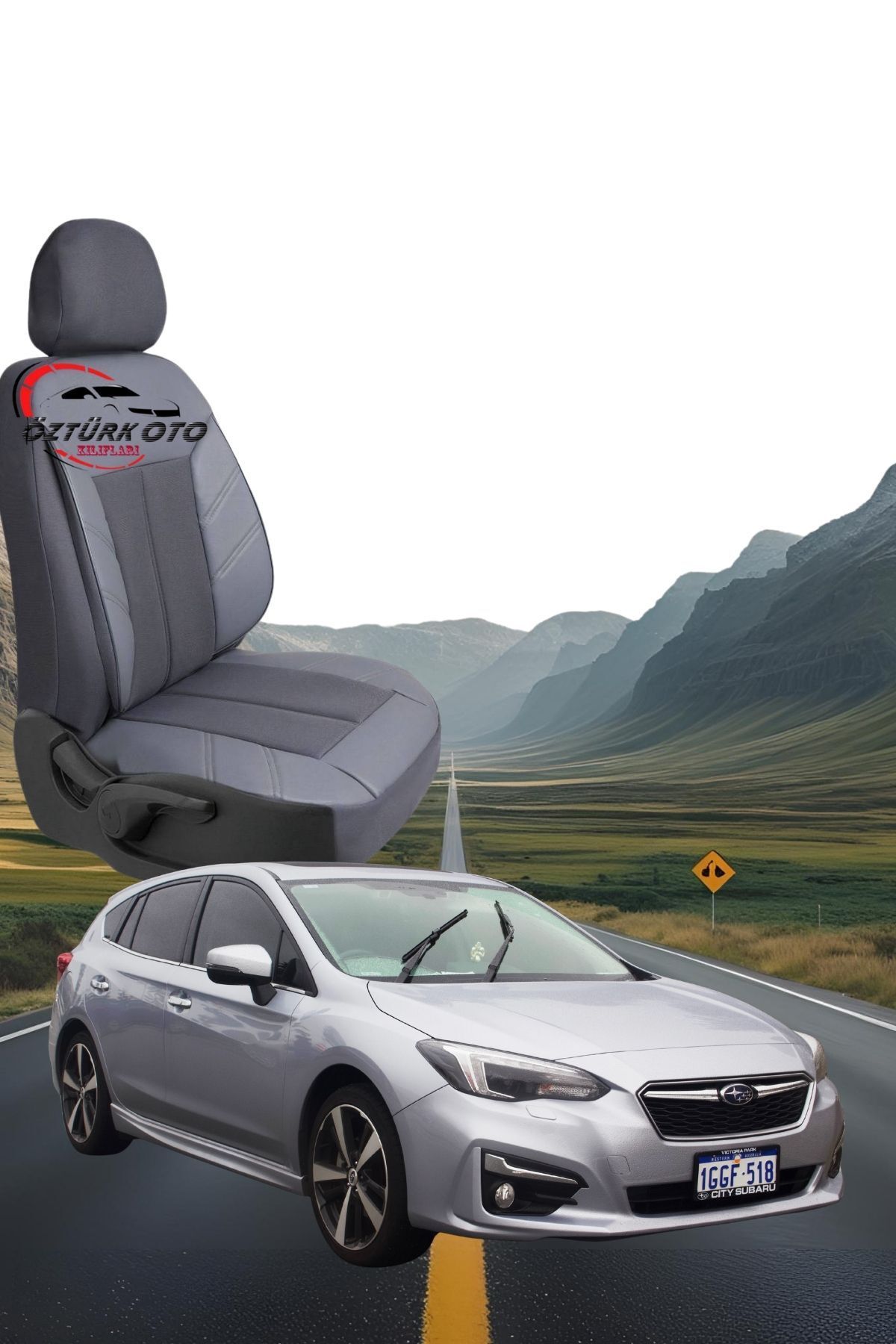 MEVLÜT ÖZTÜRK OTO KILIFLARI Akik Serisi Subaru İmpreza Tam Set Oto Koltuk Kılıfı