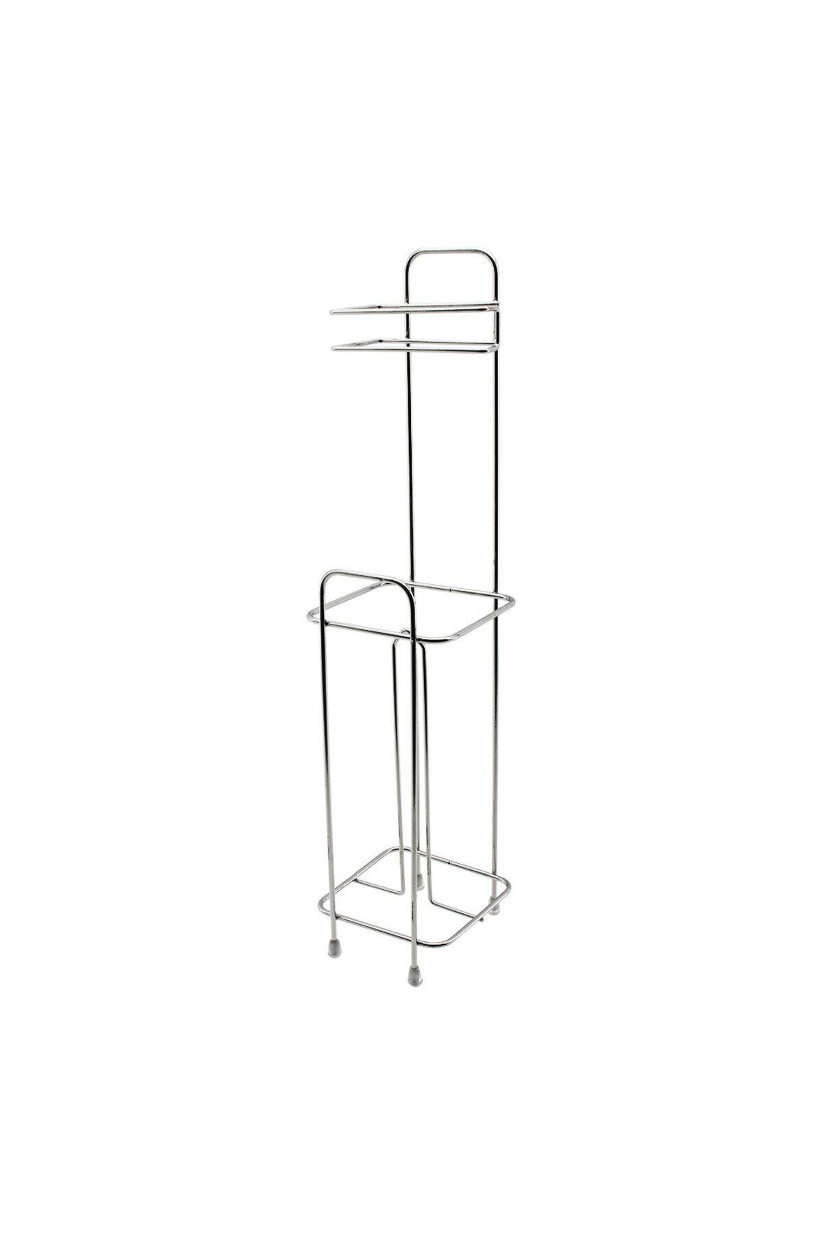 Mena Rise BlackShop KARE METAL - KROM YEDEKLİ WC KAĞITLIK 1064272