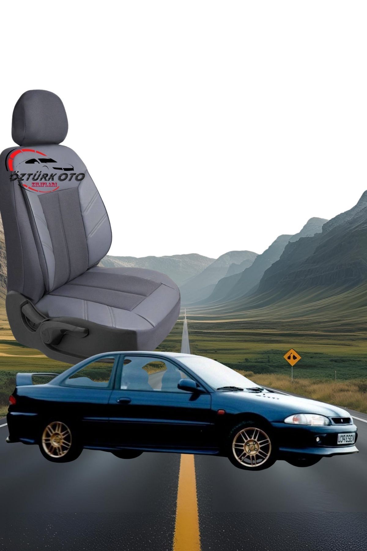 MEVLÜT ÖZTÜRK OTO KILIFLARI Akik Serisi Proton Coupe Tam Set Oto Koltuk Kılıfı