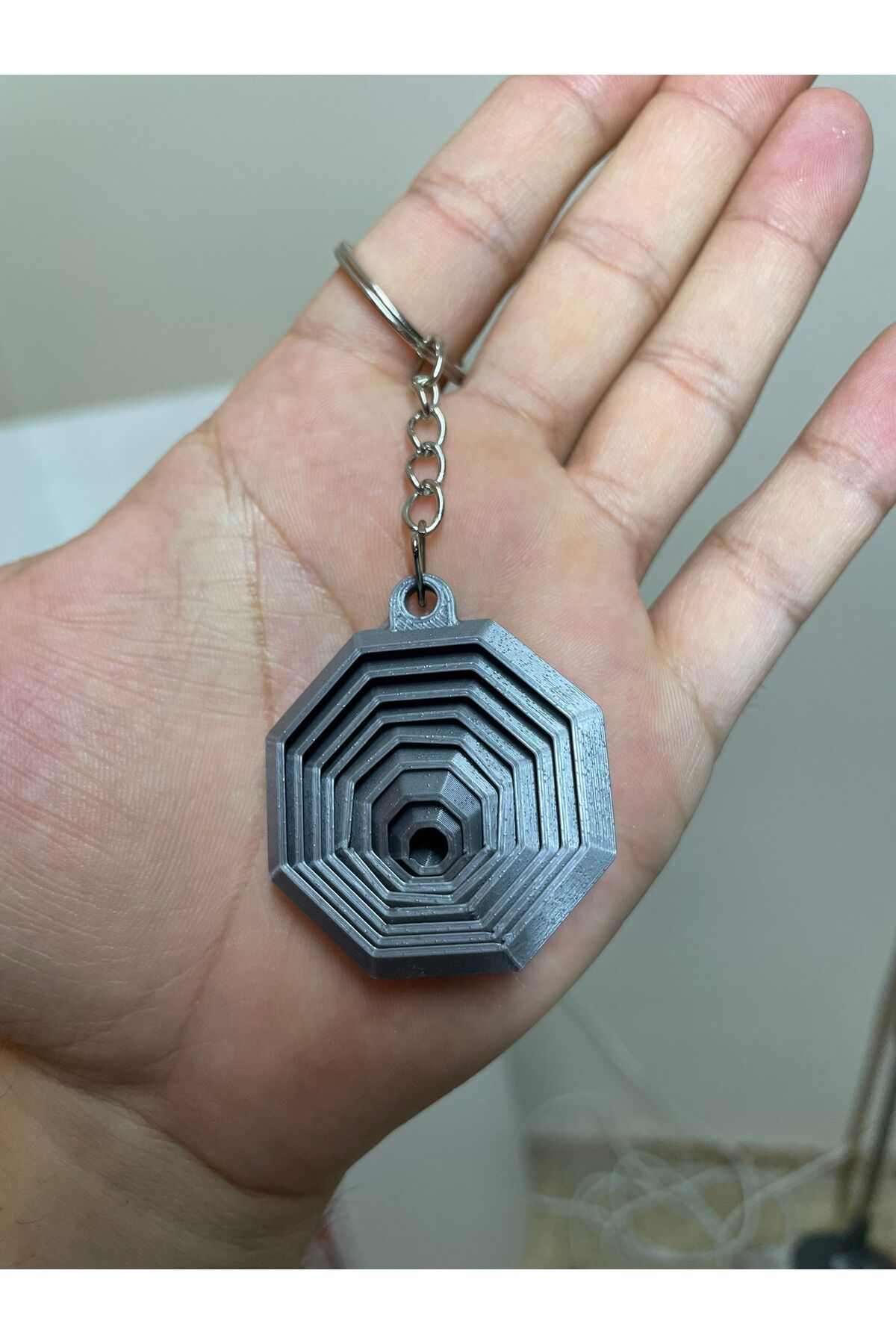 3dmakers-Fidget Keychain – Stress Relief Practical Figet Toy |   3D Printing Portable Design 3