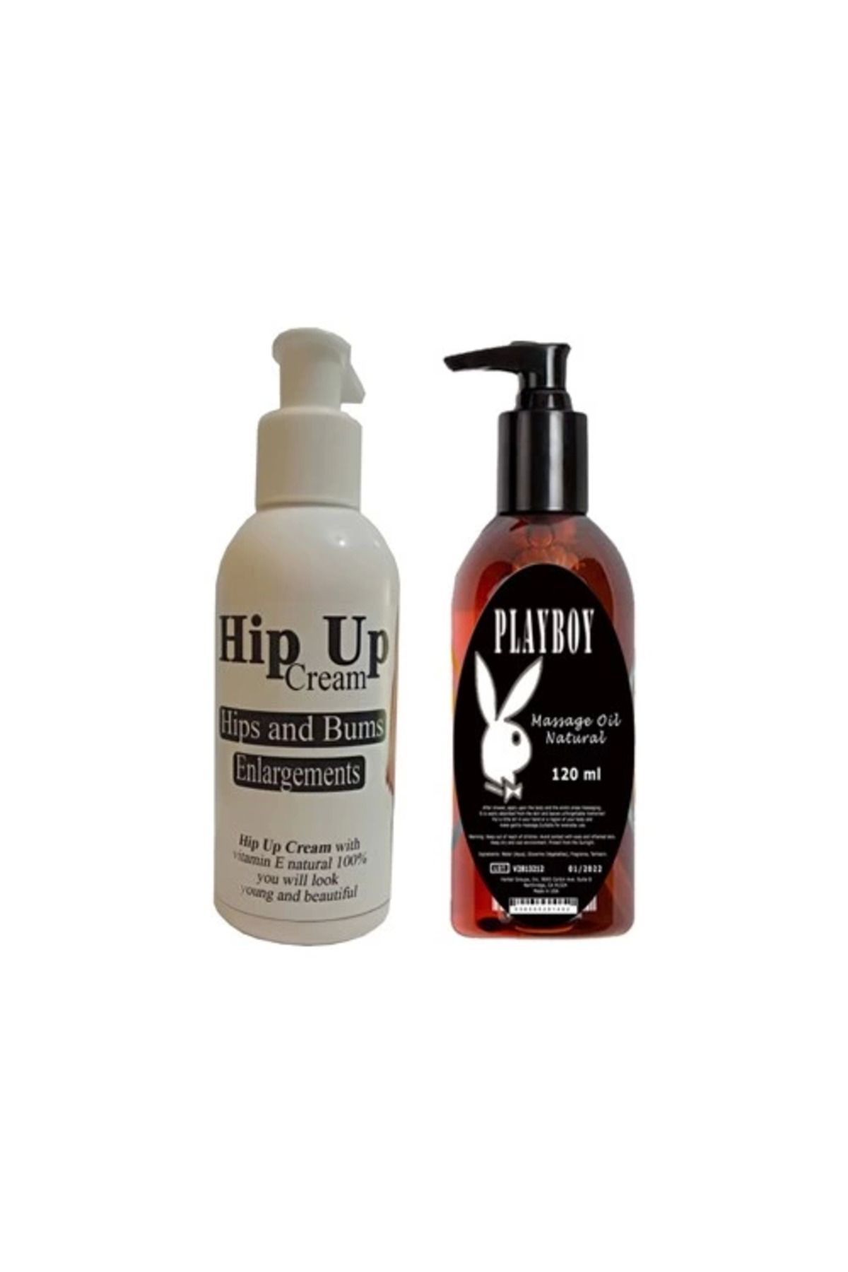 Zayla Hipup Hip Enlargement Cream Kalça Kaldırma , Vücut Kremi 120 Ml+Playboy Masaj Yağı 120 ml