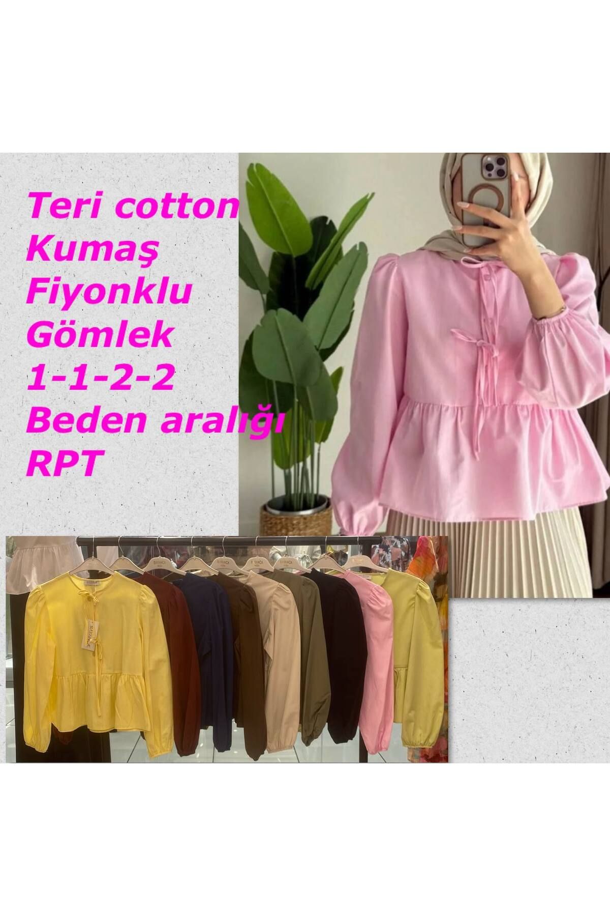 SETA FASHION Fiyonklu Tunik Gömlek