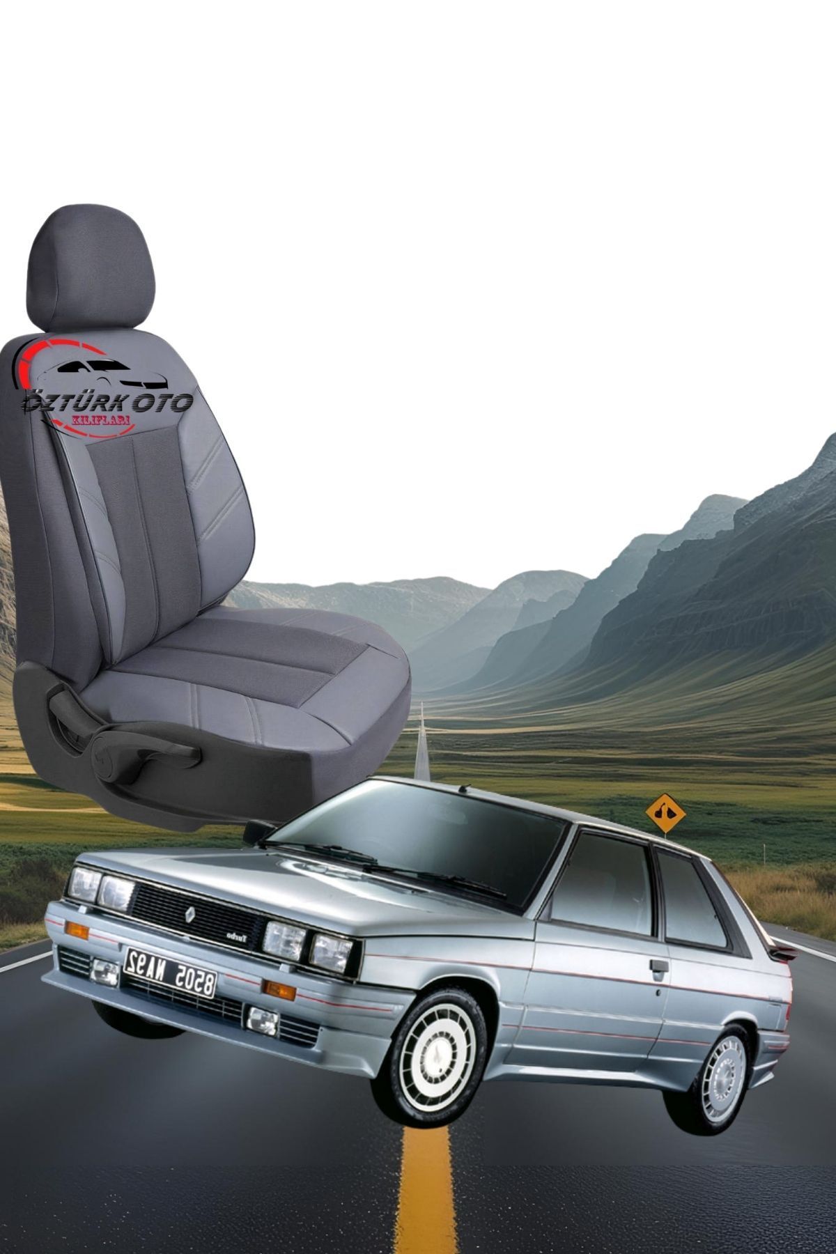 MEVLÜT ÖZTÜRK OTO KILIFLARI Akik Serisi Renault 11 Tam Set Oto Koltuk Kılıfı