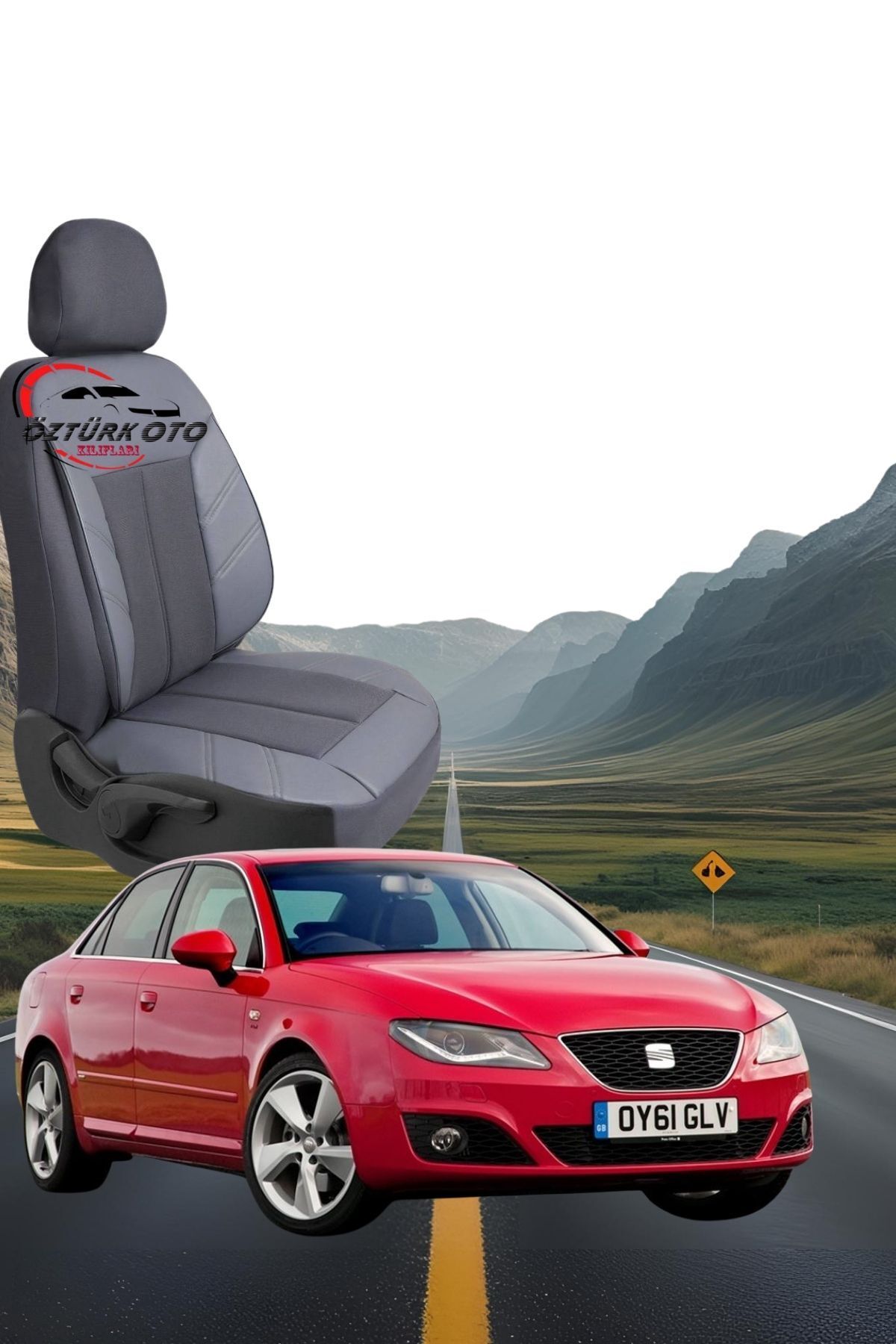 MEVLÜT ÖZTÜRK OTO KILIFLARI Akik Serisi Seat Exeo Tam Set Oto Koltuk Kılıfı