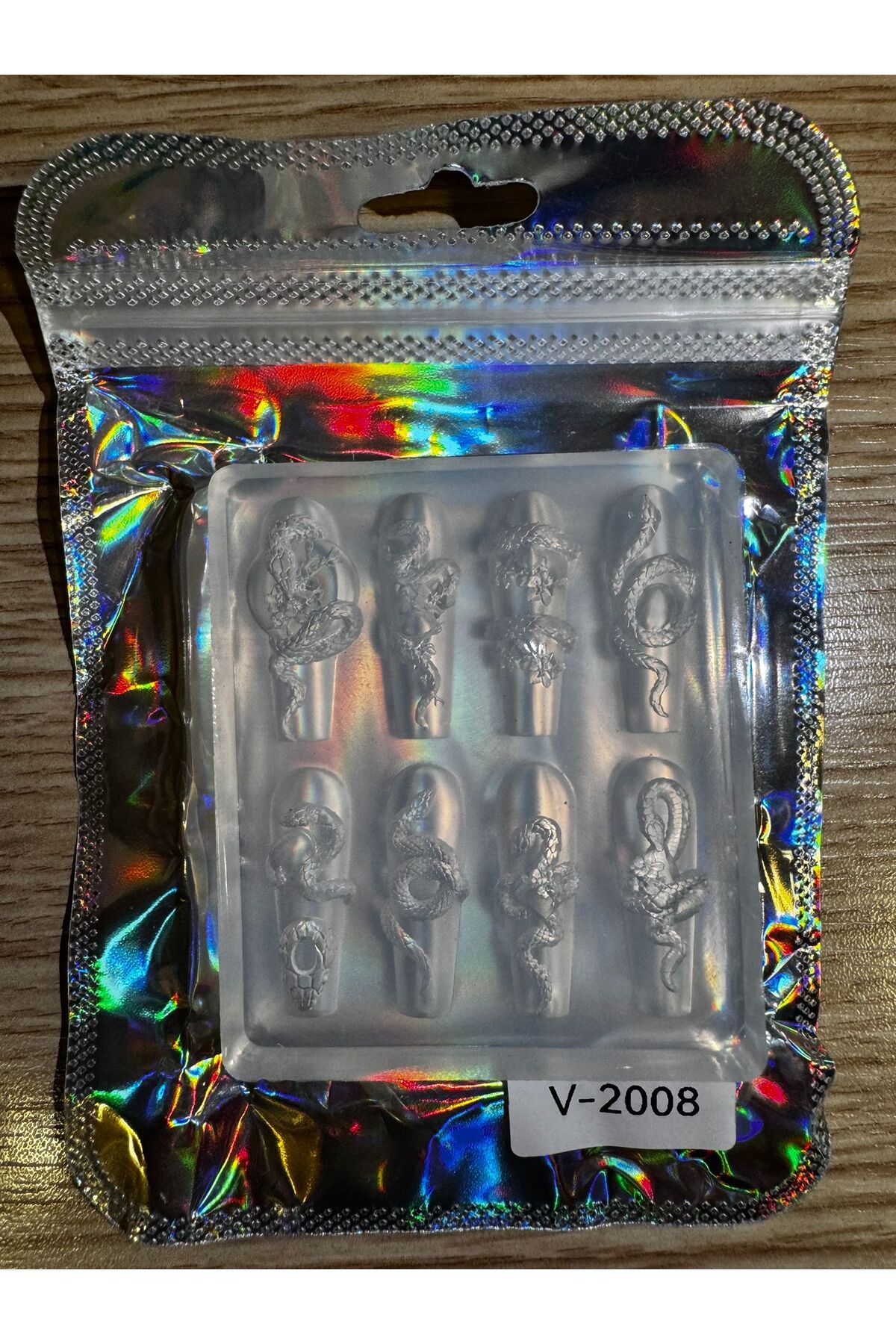 Fontenay Nail Art Desen Kalıbı, Charm Tırnak Süsleme 3D Silikon Kalıp Set V-2008