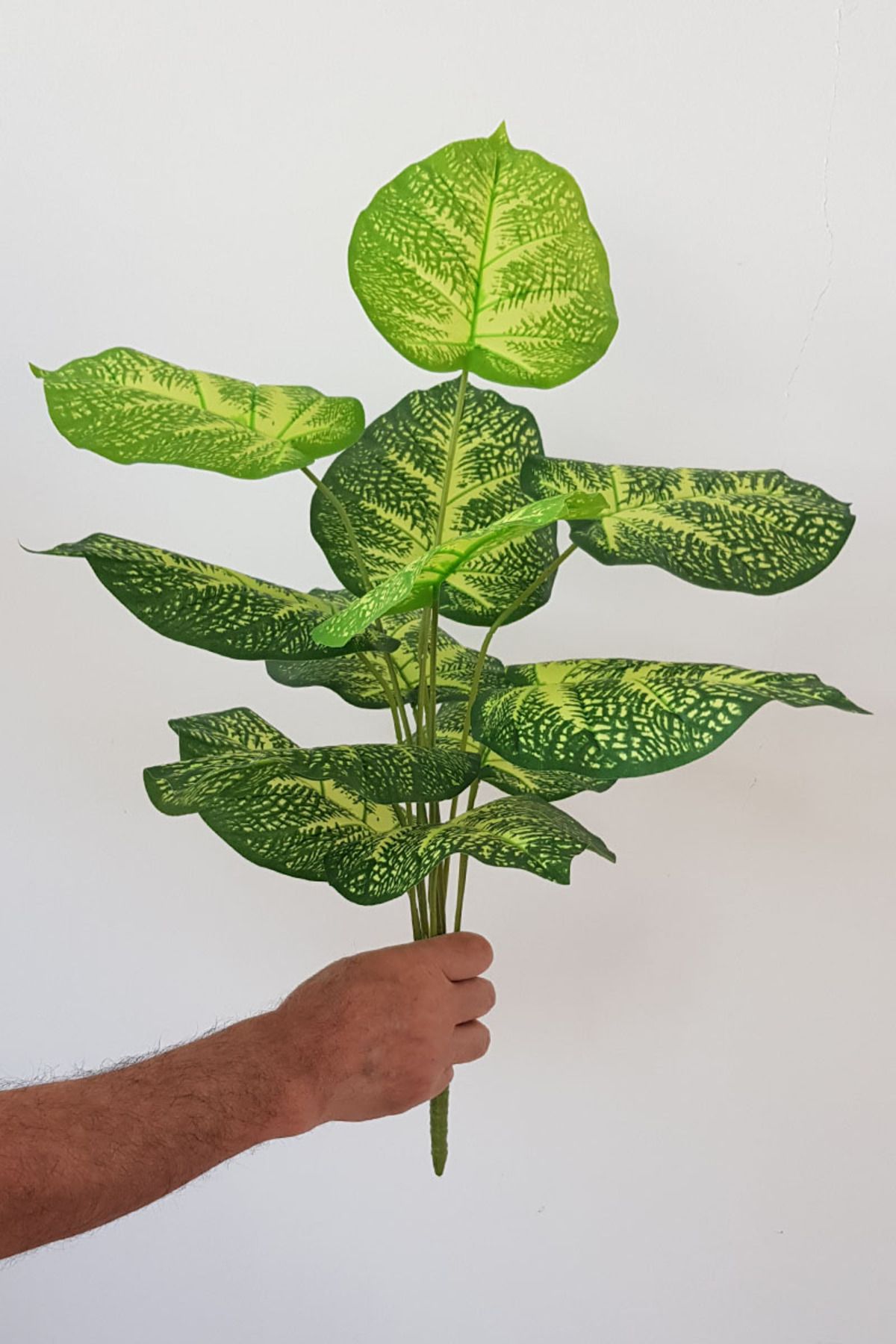 adresiburasi Yapay 12 Yapraklı 60 cm Salon Çiçeği Bitkisi