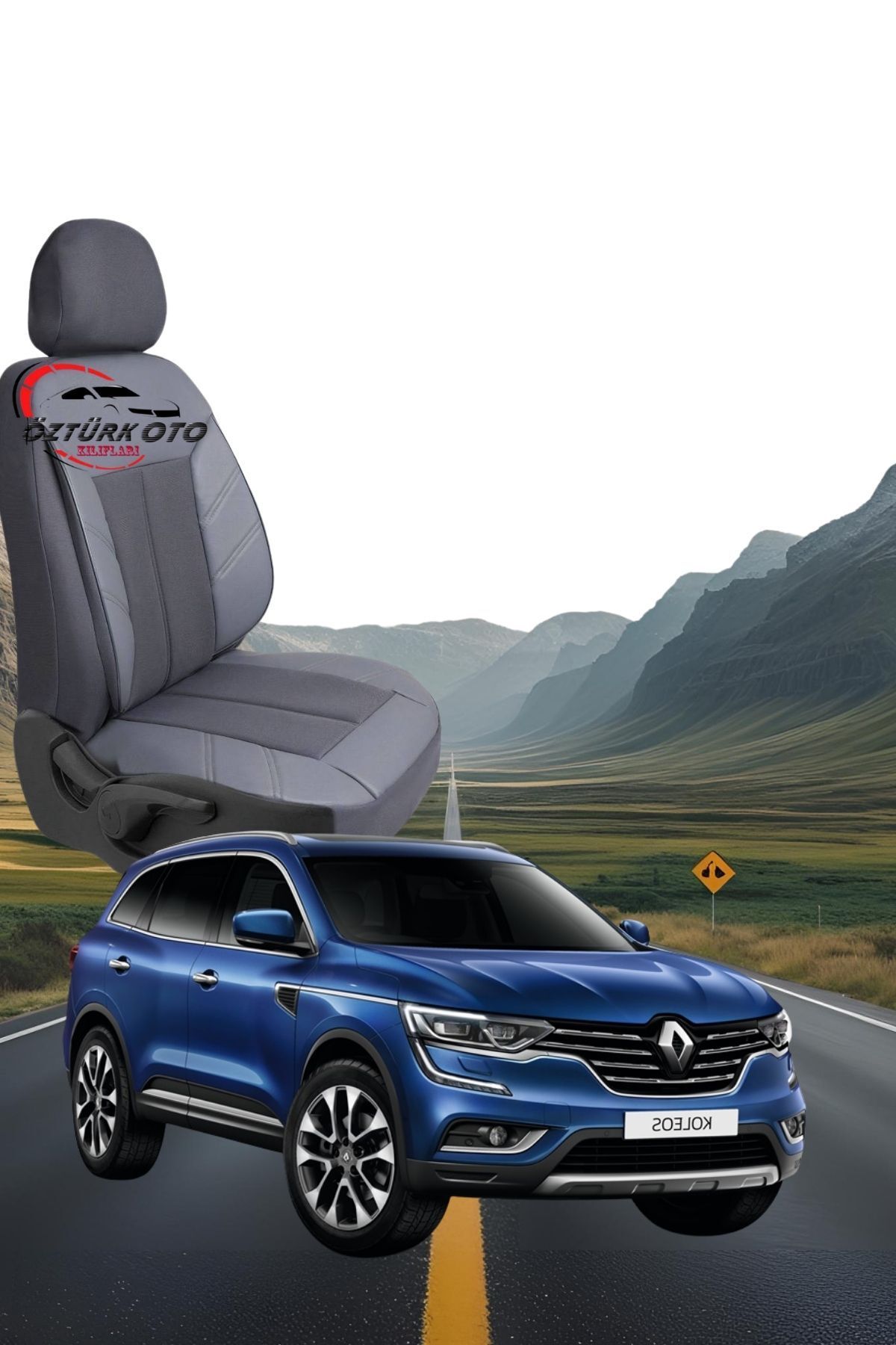 MEVLÜT ÖZTÜRK OTO KILIFLARI Akik Serisi Renault Koleos Tam Set Oto Koltuk Kılıfı