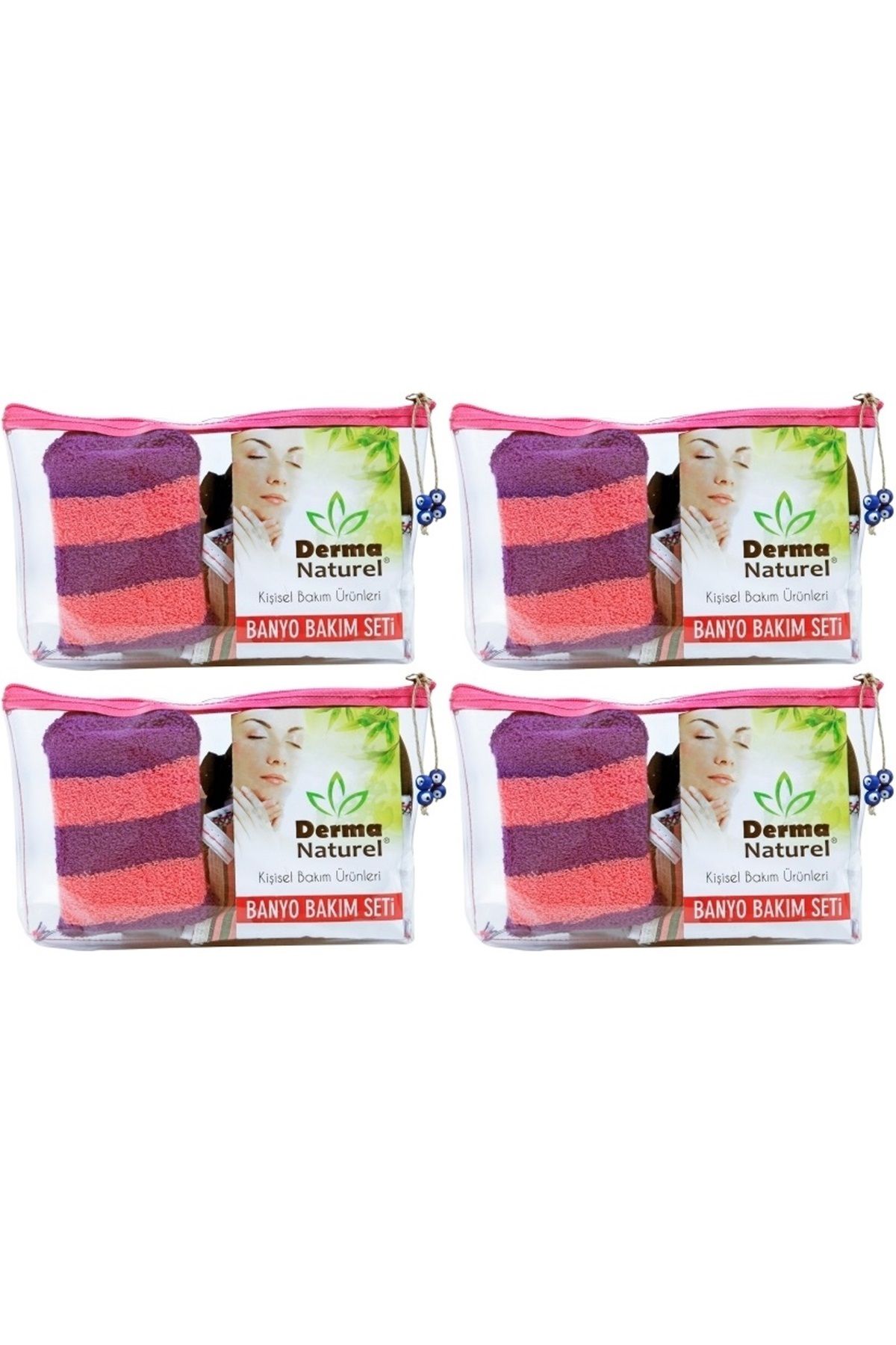 Derma Naturel Banyo Bakım Seti 4 Parça (4 Lü Set)