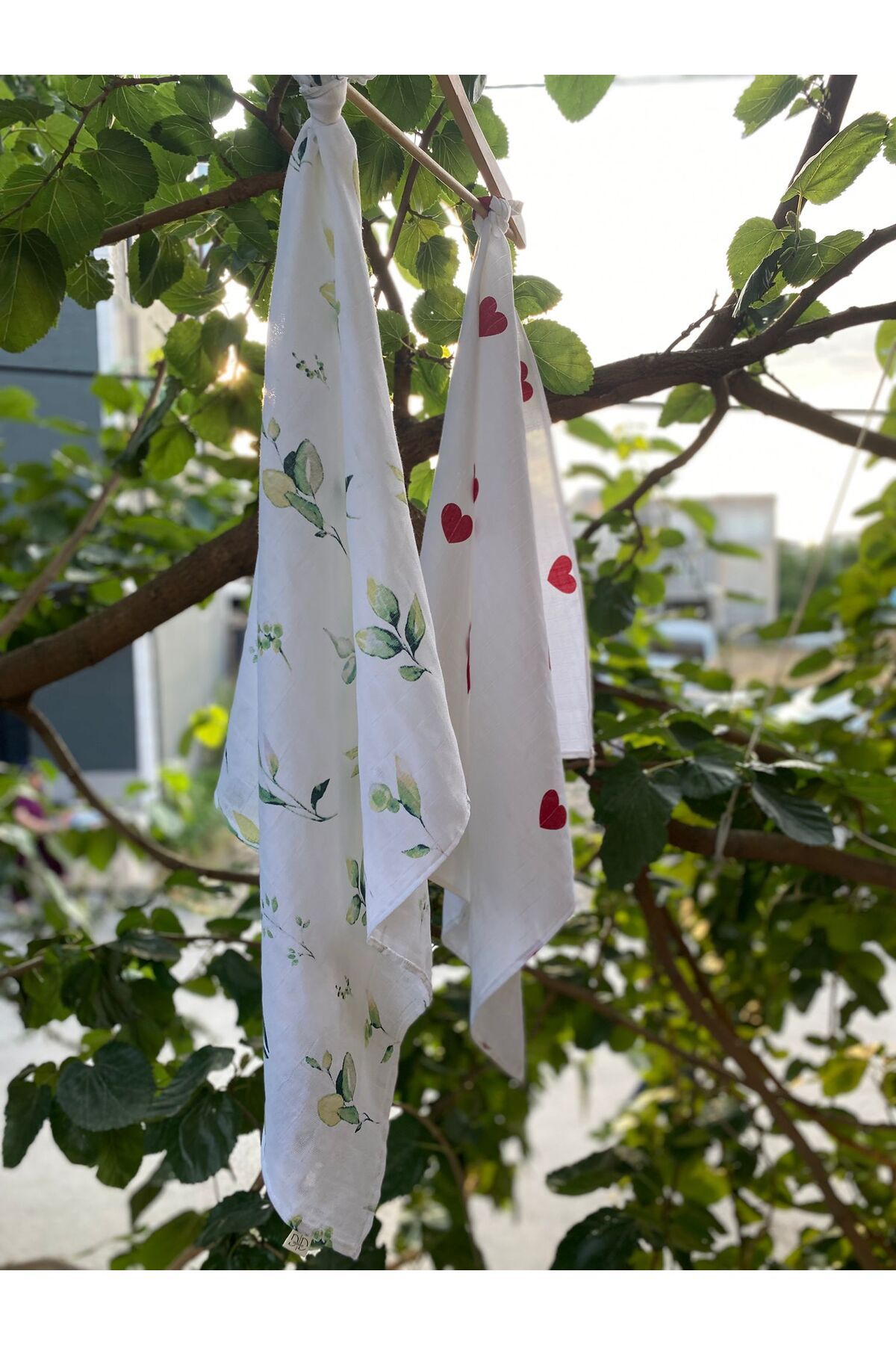Store Müslin Bebek Battaniyesi (4 ADET AĞIZ MENDİLİ HEDİYE)