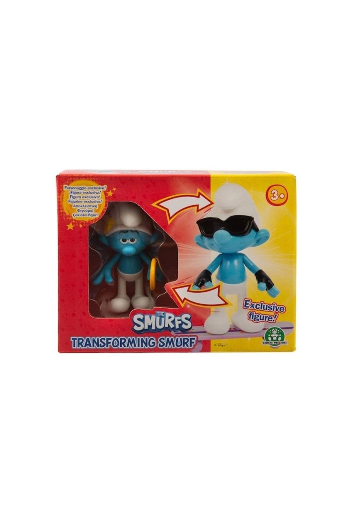 Eng Nessiworld PUF23000 Şirinler Dönüşen 10 cm Figür