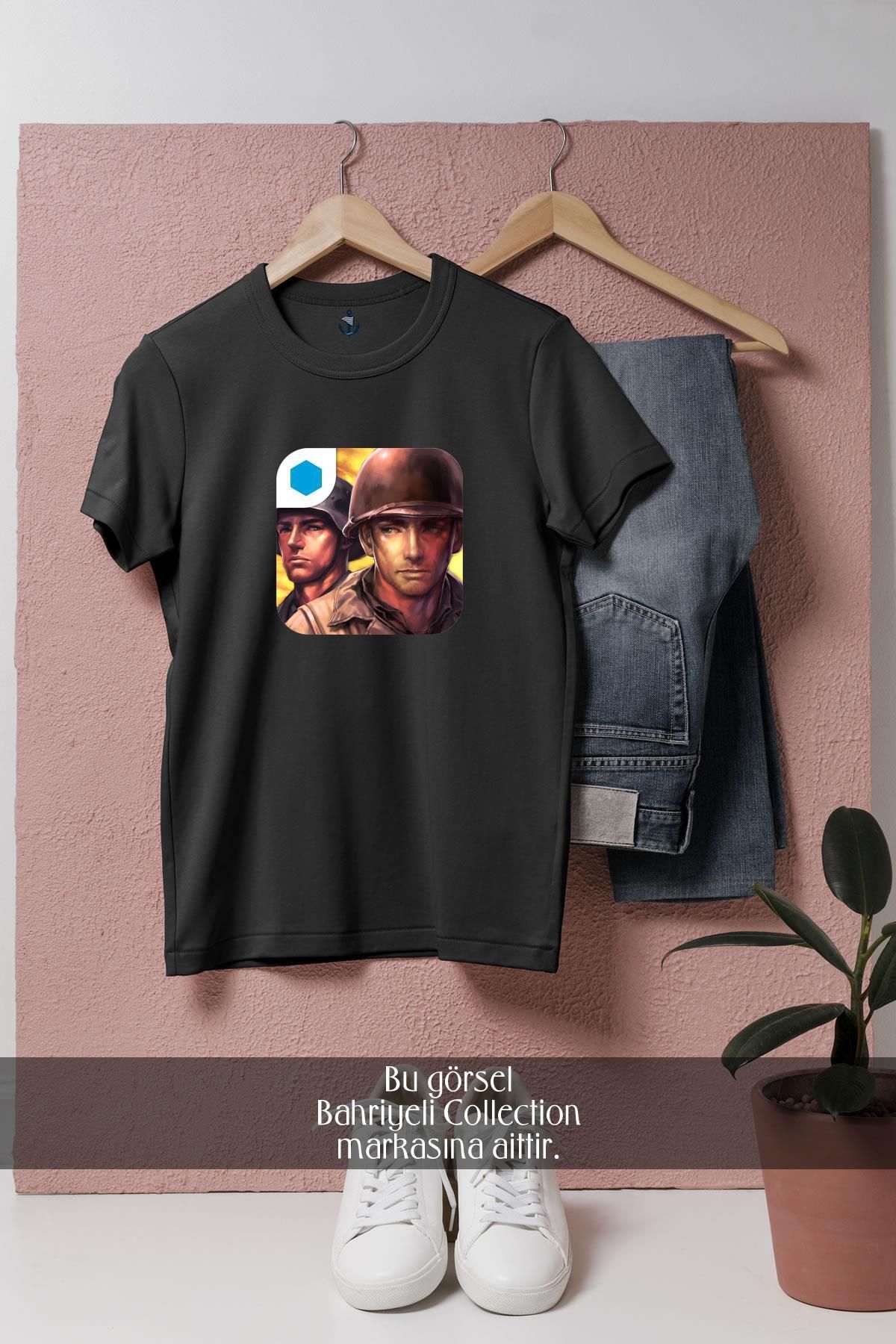 Bahriyeli Collection Oversize War 2 Victory Free Snake Clash Of Commanders Tasarımlı Unisex T-Shirt