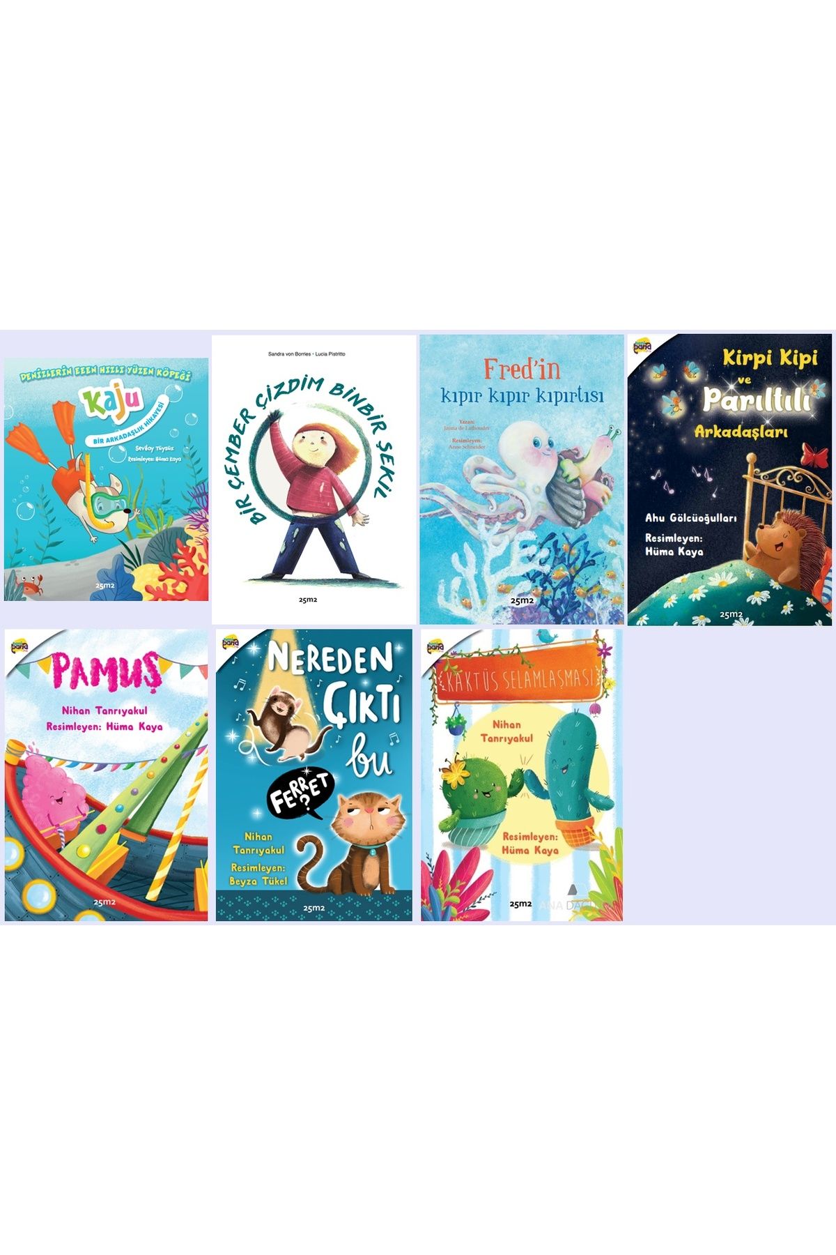 25m2 Kitap 6 - 9 Yaş Kitapları Set 2 ( 7 Kitap Takım )