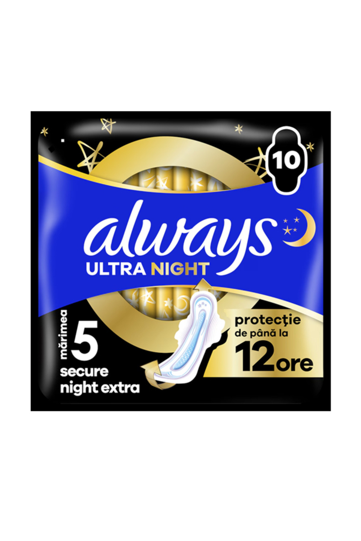 Always Absorbante Always Ultra Secure Night Extra Duo Pack, 10 ks